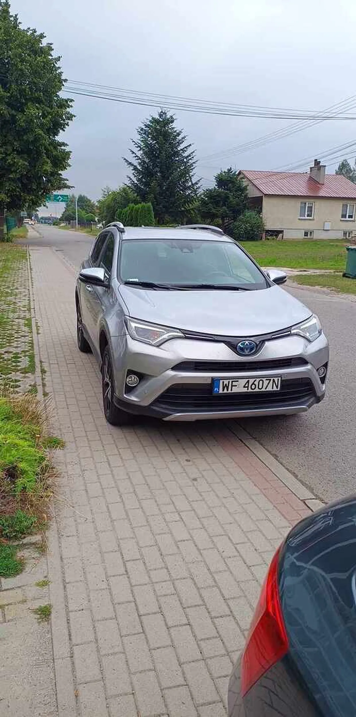 Na chodniku to jednak najlepiej się parkuje.