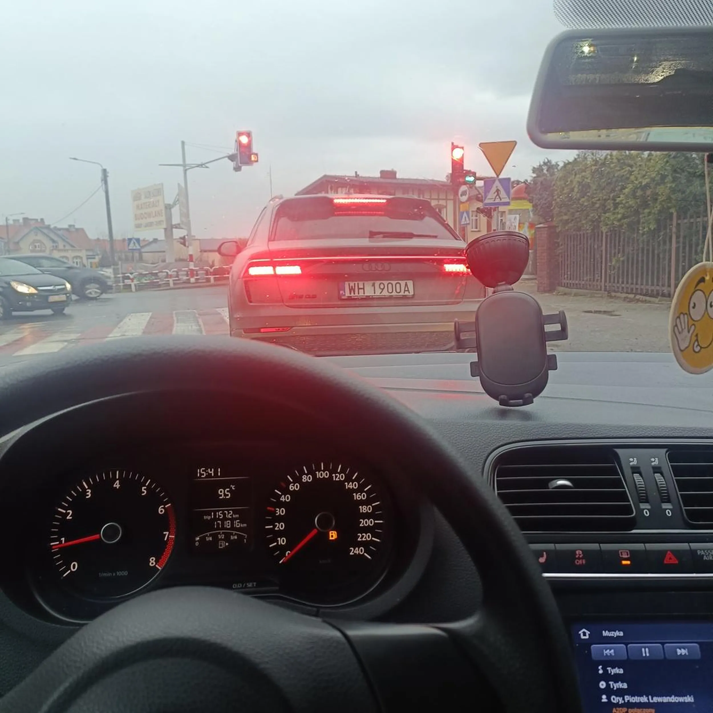 Wymuszenie pierwszeństwa  pan w rsq3 się poczuł