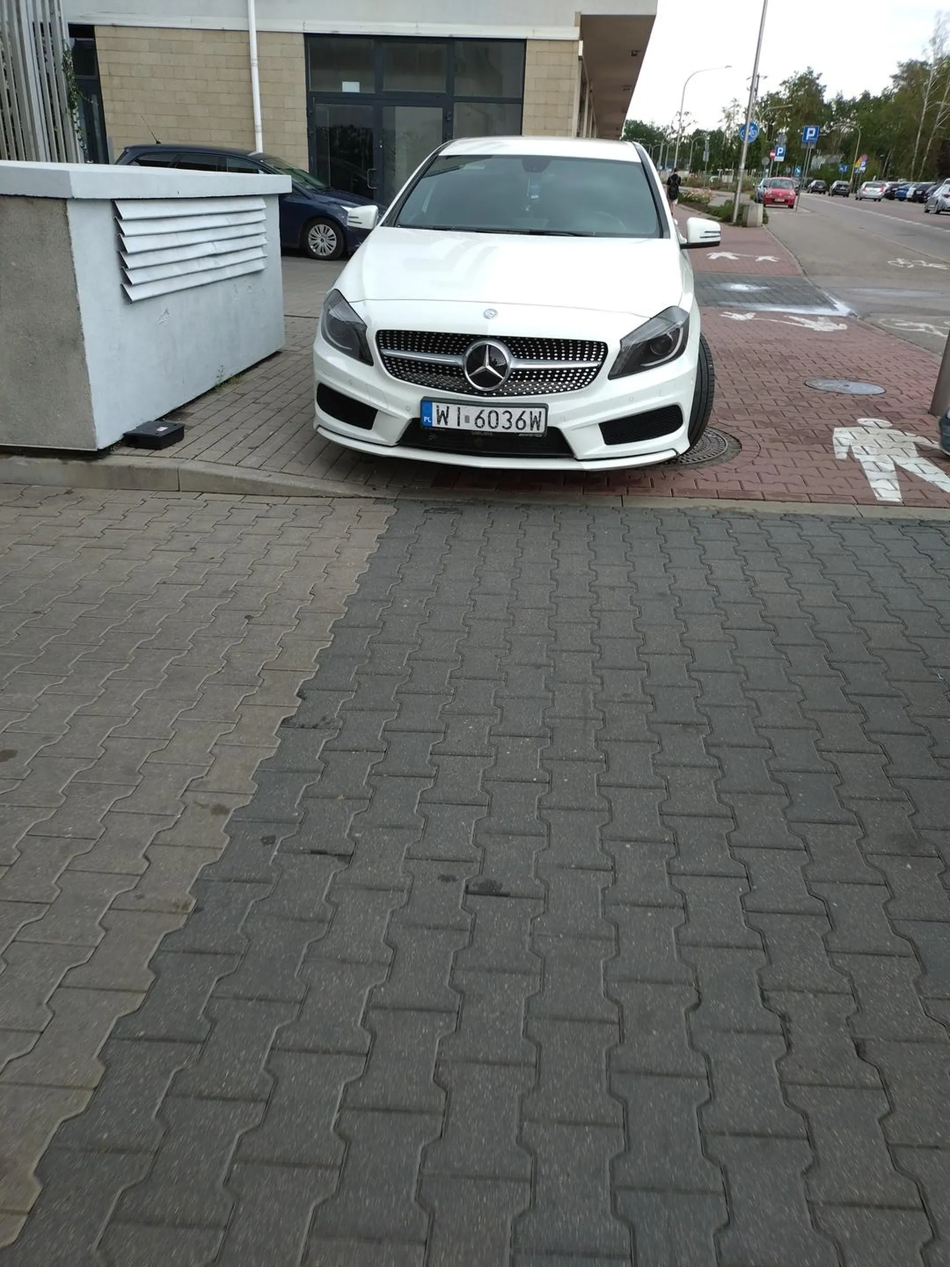 Bez komentarza. Brak inteligencji to nie jedyny problem tego kierowcy. Tatuaż Ci się rozmazał.....