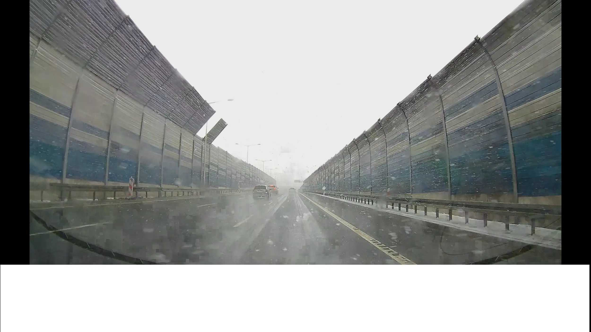 zajezdzanie drogi hamowanie przed maska brake check