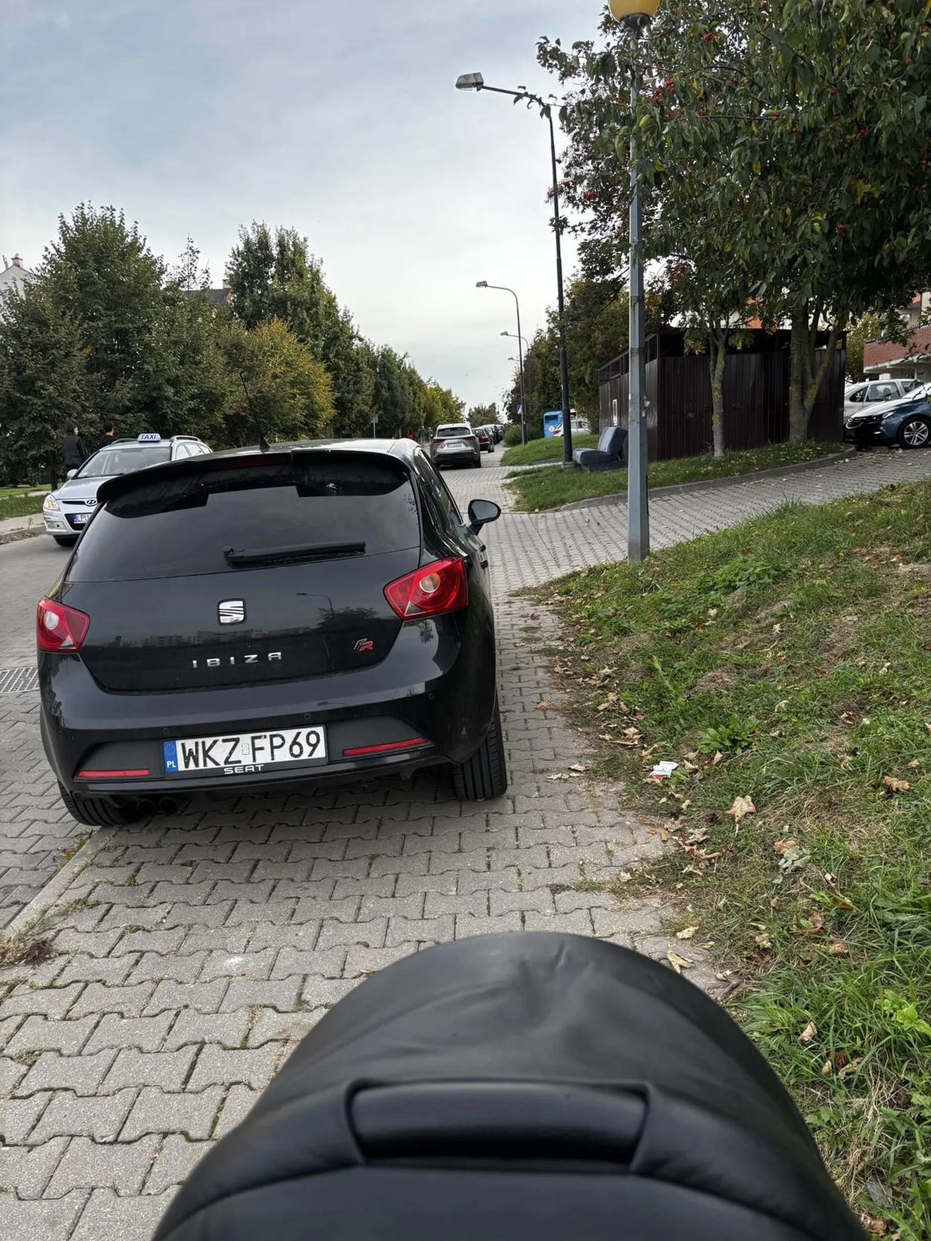 Serdecznie gratuluję umiejętności. Niewiele brakowało a przechodząc przerysowałabym twój samochód, ani ty nie byłbyś zadowolony ani ja.