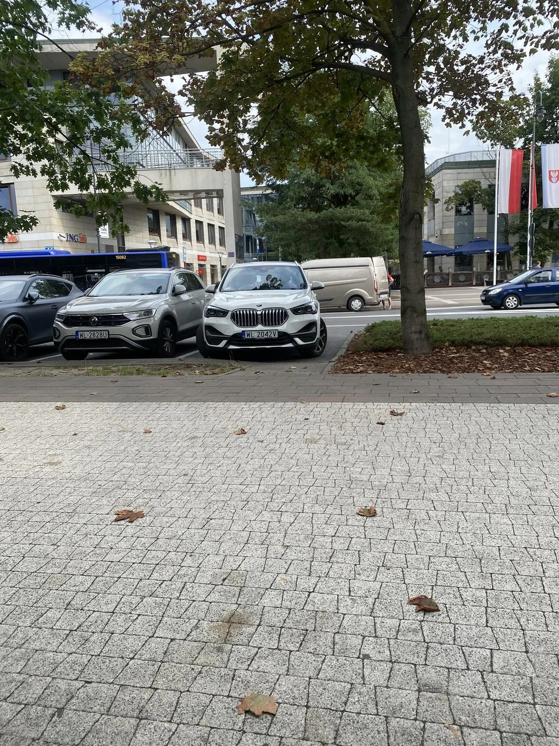 Parkuje tak cudownie że aż mi sie płakać zachciało. Prawo jazdy chyba robione w akademii pranków cheetos.