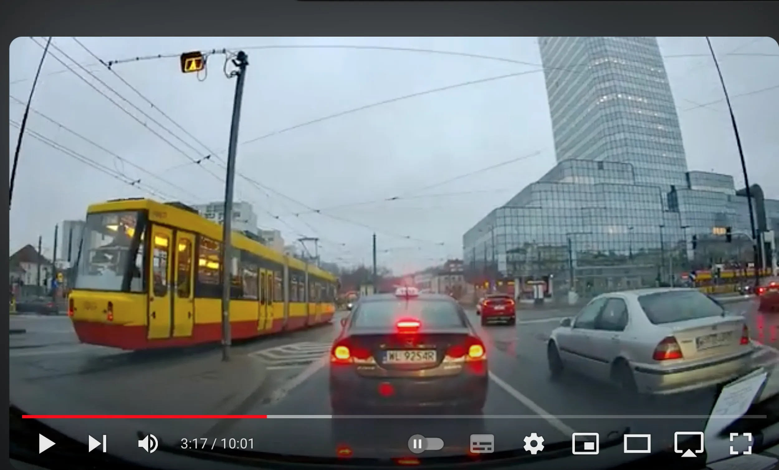 taksówkarz i takie niebezpieczne manewry do odebrania prawko