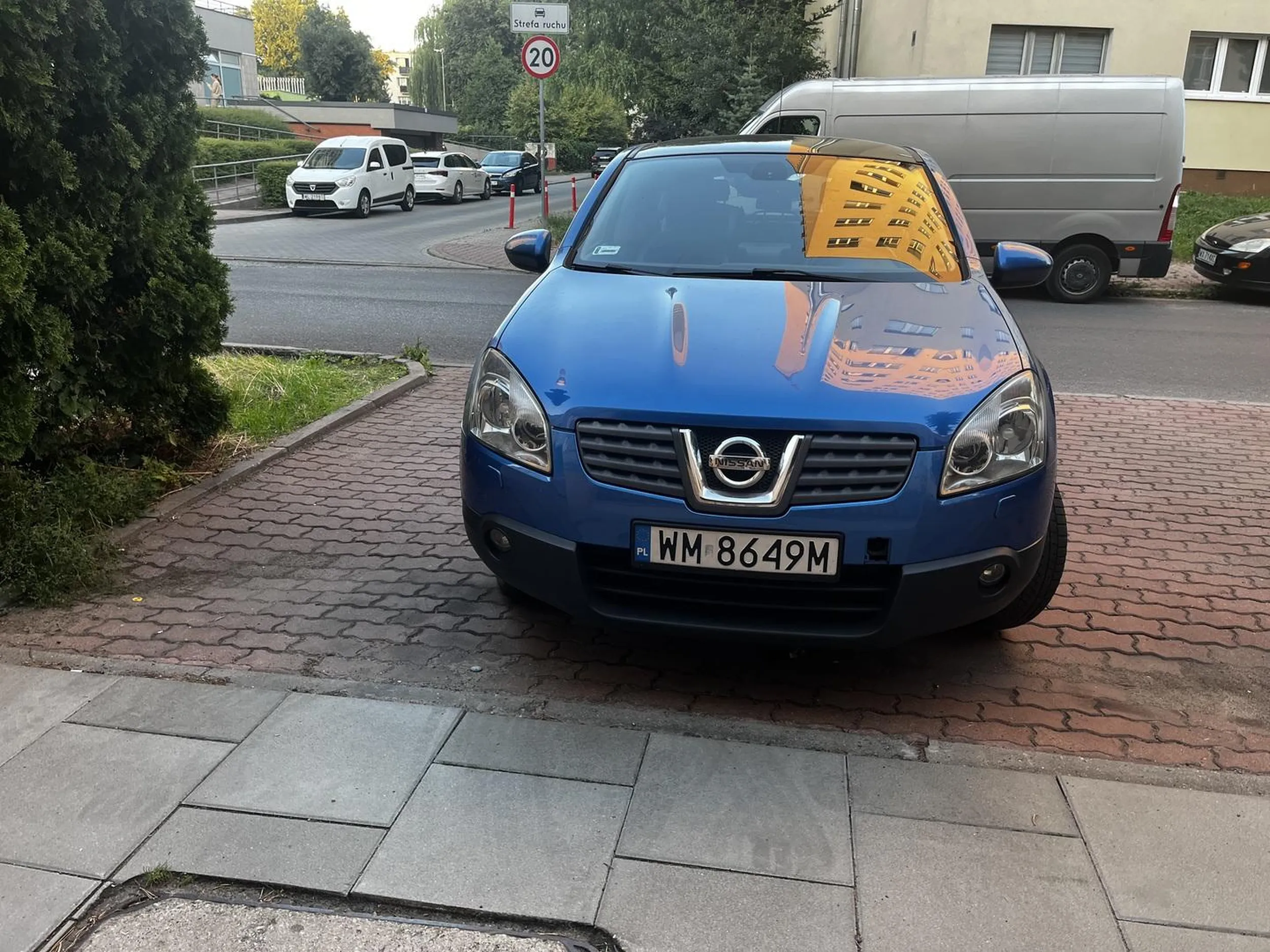 Kolega ma widoczne problemy z parkowaniem