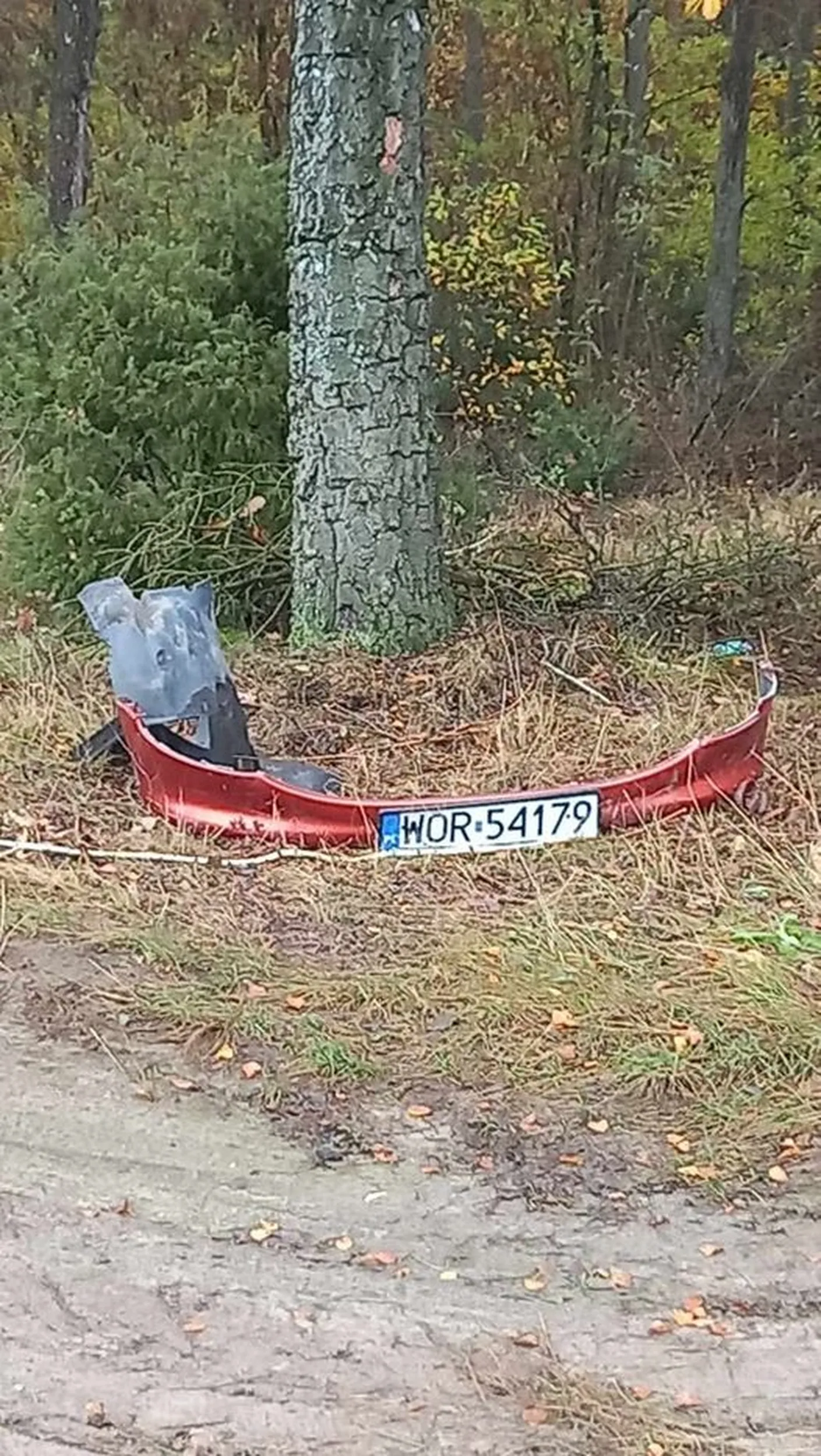 Zostawiłeś zderzak kolego