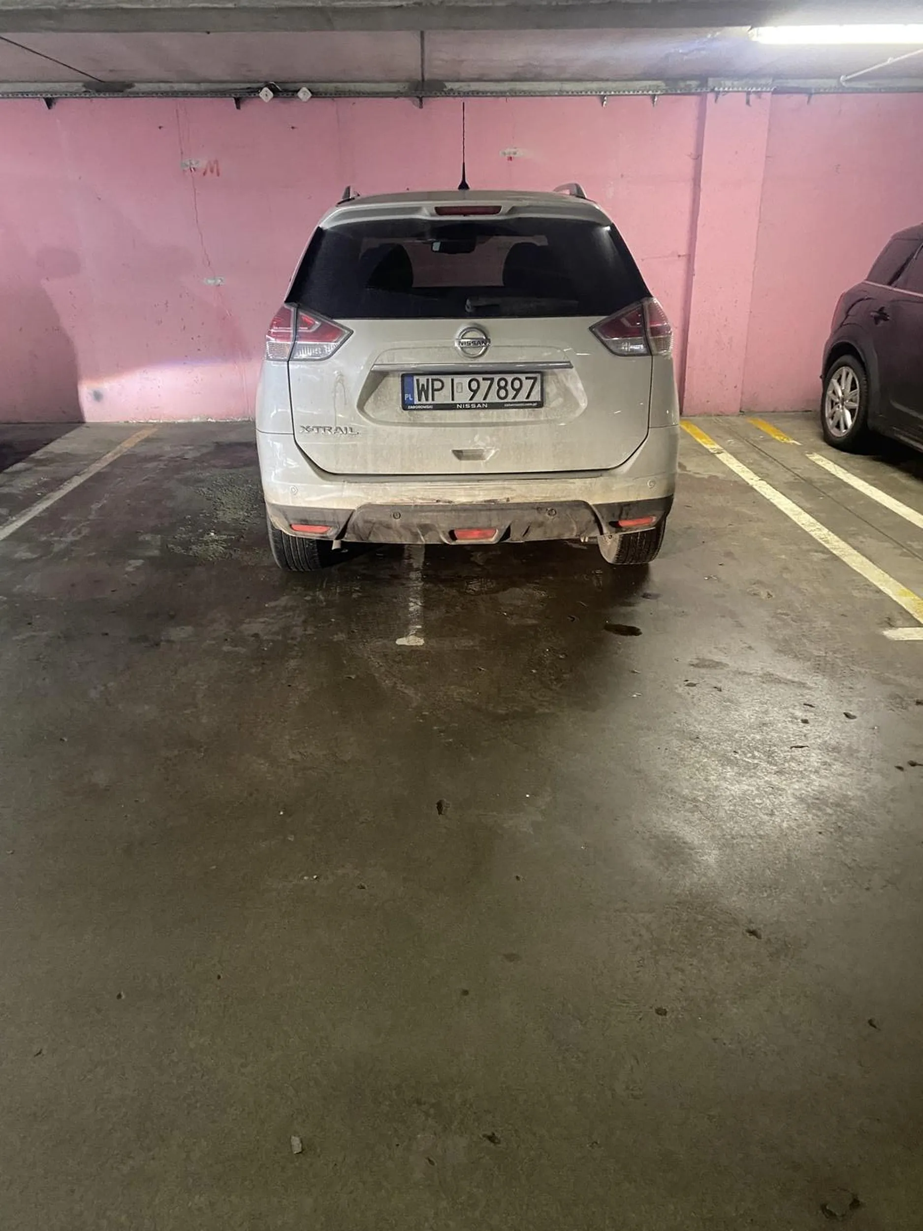 Zlamas nie widzi linii na parkingu, mam nadzieje ze jesli ma dzieci to jak dojrzeja tez juz ich nigdy nie zobaczy