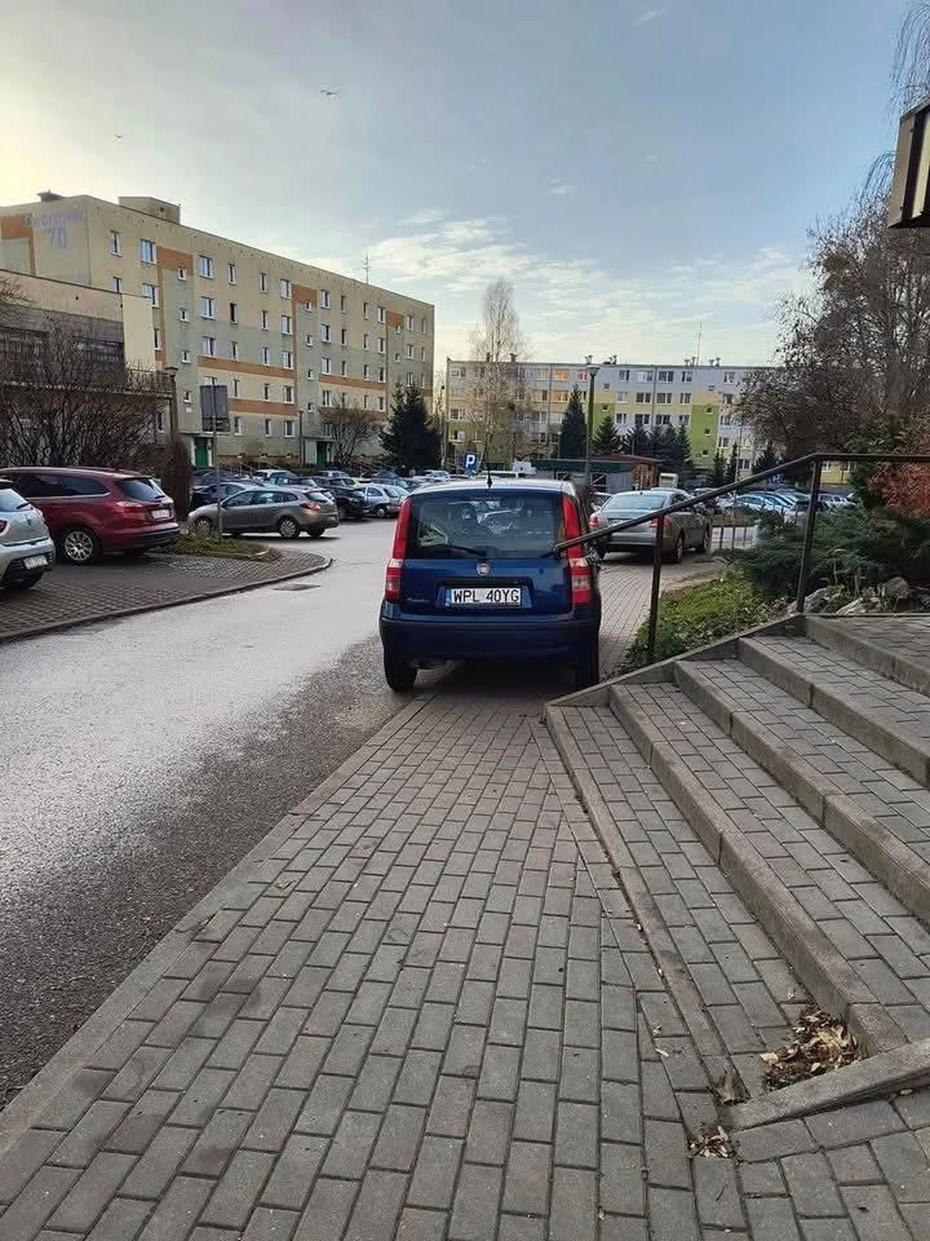 Niech na schody wjedzie następnym razem