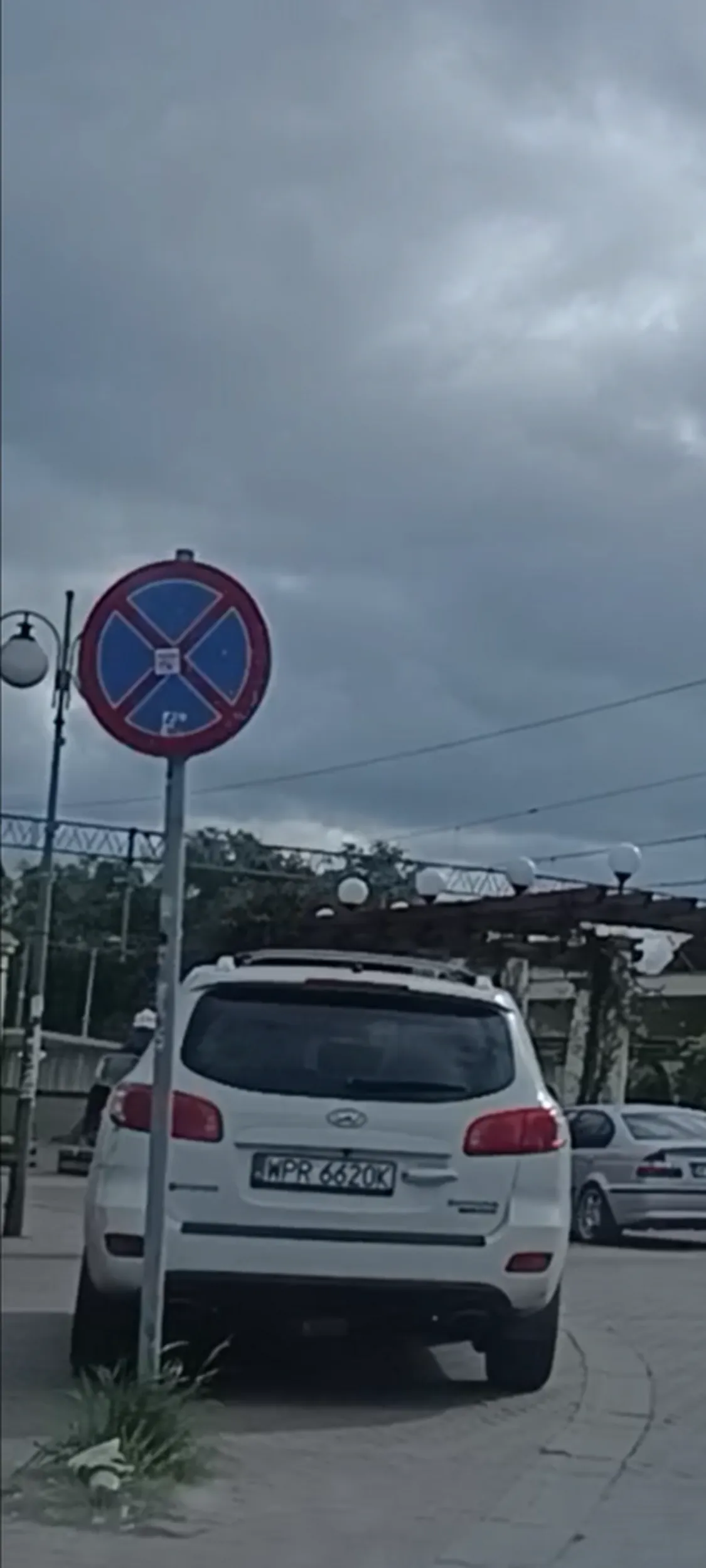 Cham zaparkował sobie pod znakiem i poszedł pić wódkę albo gwałcić kota.