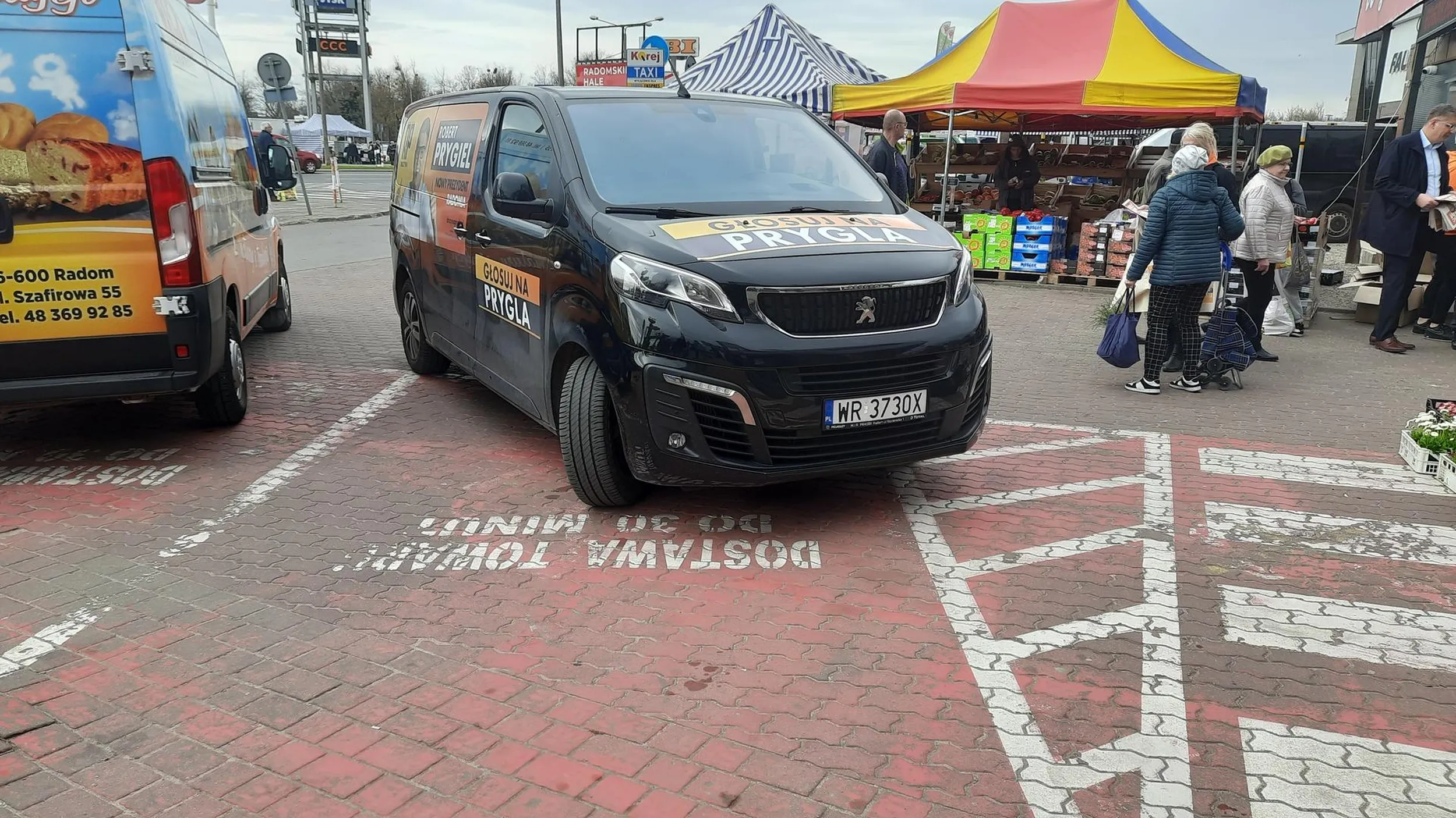 Parkowanie na drodze pożarowej