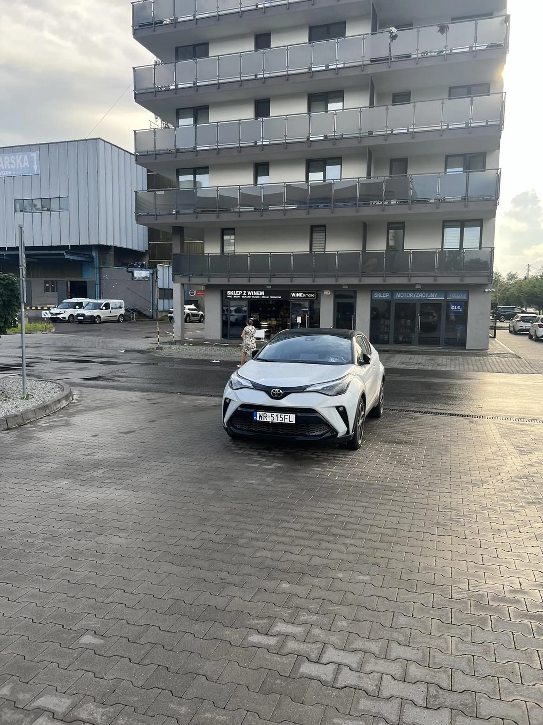 też czasem stoję w różnych miejscach ale żeby tak zostawić auto to już trzeba być bambusem do potęgi. Środek wjazdu pod lidla