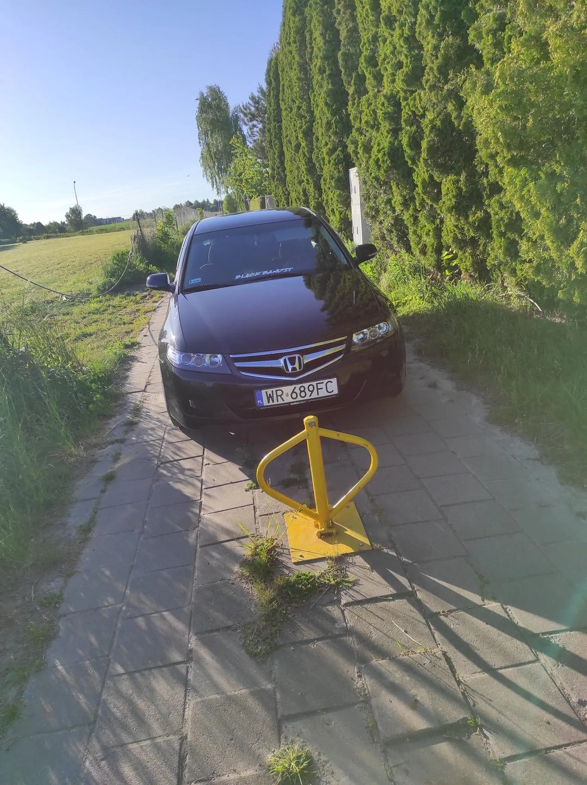 Pan kierowca z Radomia jest niczym Kubuś Puchatek - dysponuje bardzo małym rozumiem zastawiając swoim autem drogę dojazdową.