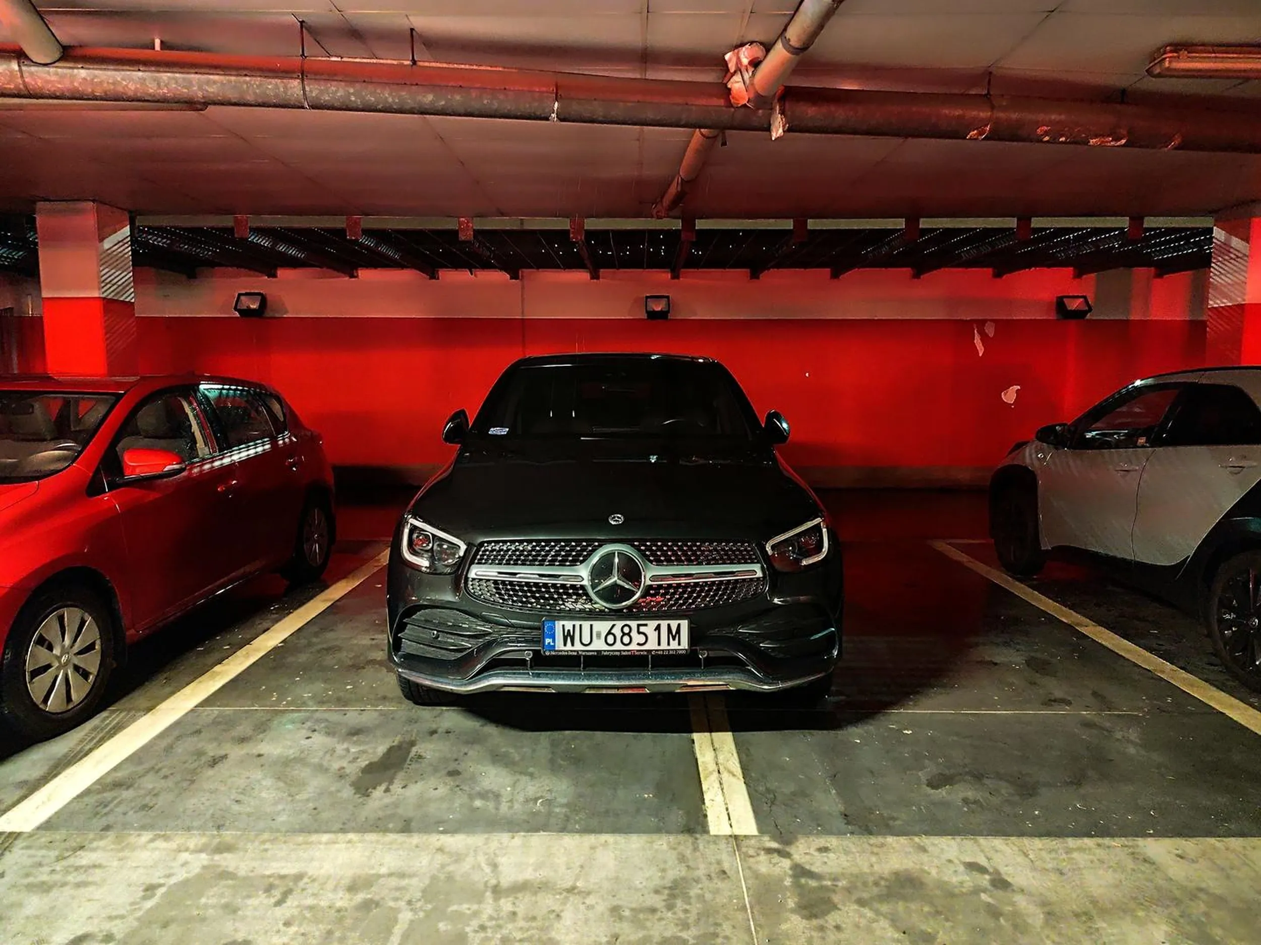 Parking galerii handlowej Sadyba Best Mall