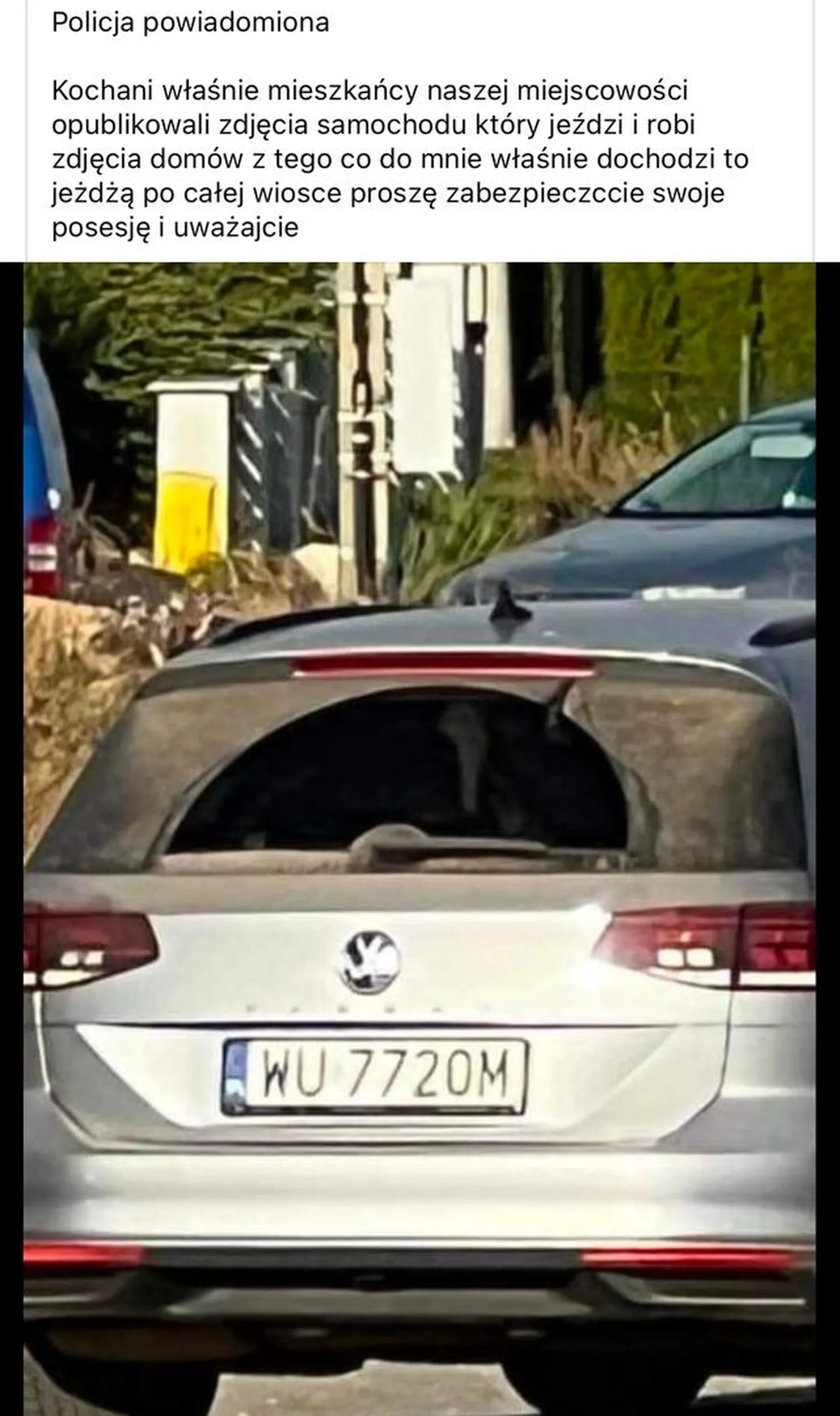 Kręci się podejrzanie po wioskach i robi zdjęcia posesji