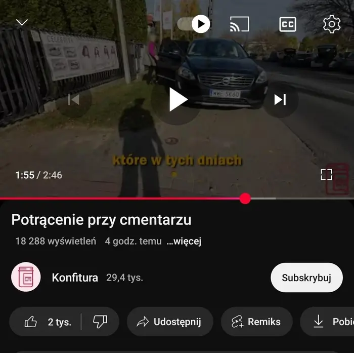 Polecam obejrzeć cały materiał.