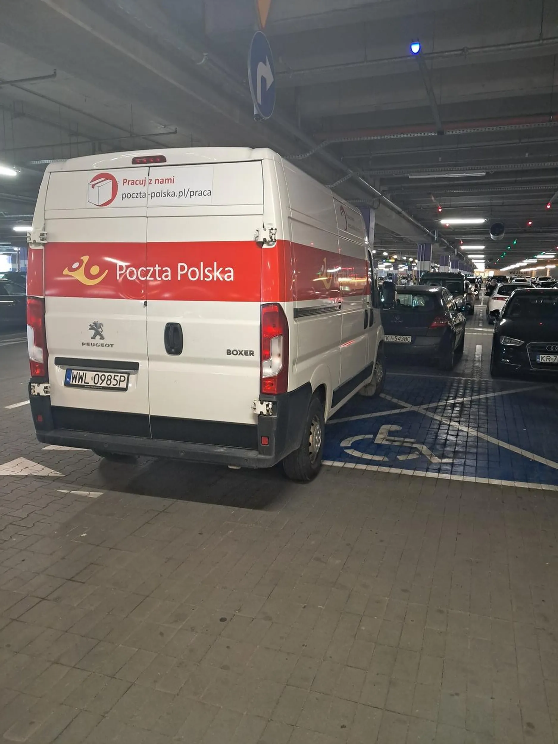 Nie wiedziałem, że Poczta Polska zatrudnia kurierow inwalidów...