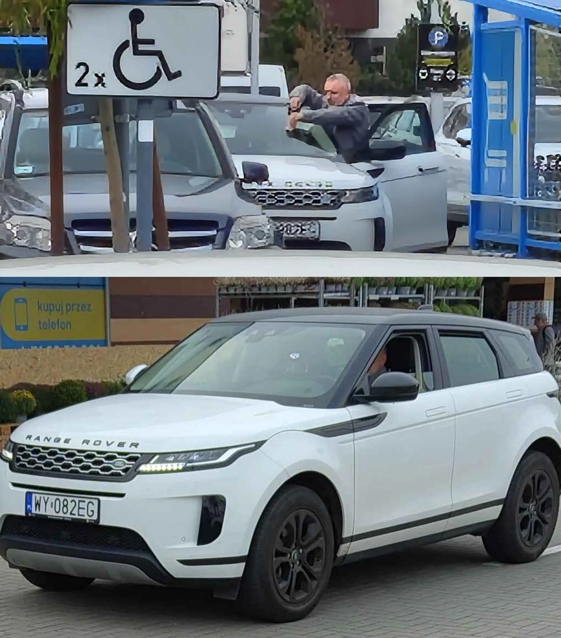 Jakby Pan nie stanął na dwóch miejscach, nie odjechałby z karniakiem. :)