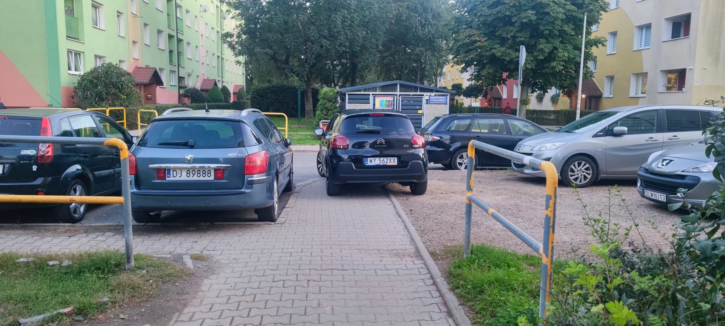 Jeden z mistrzów parkowania :)