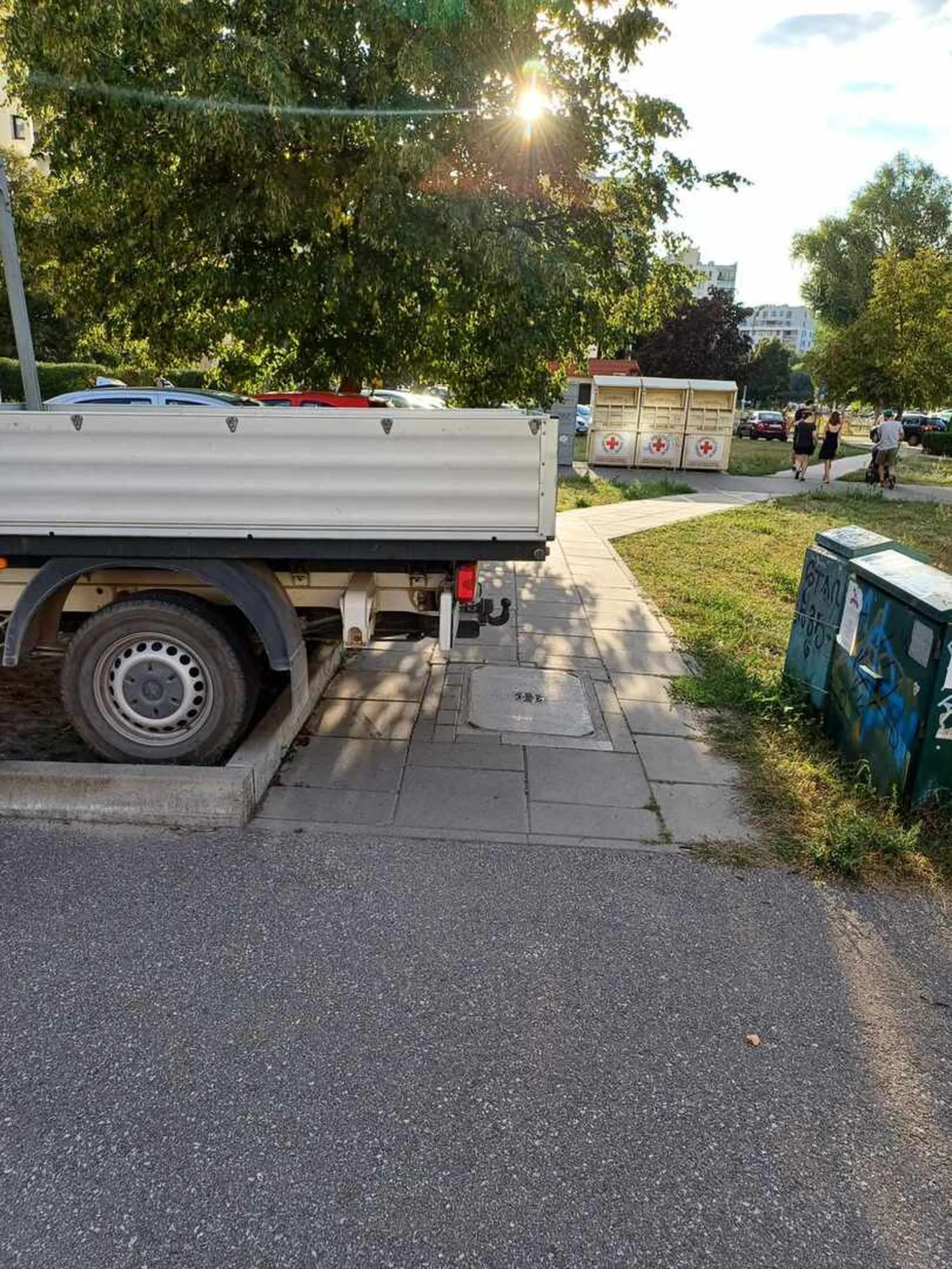 Takie fajne parkowanie.