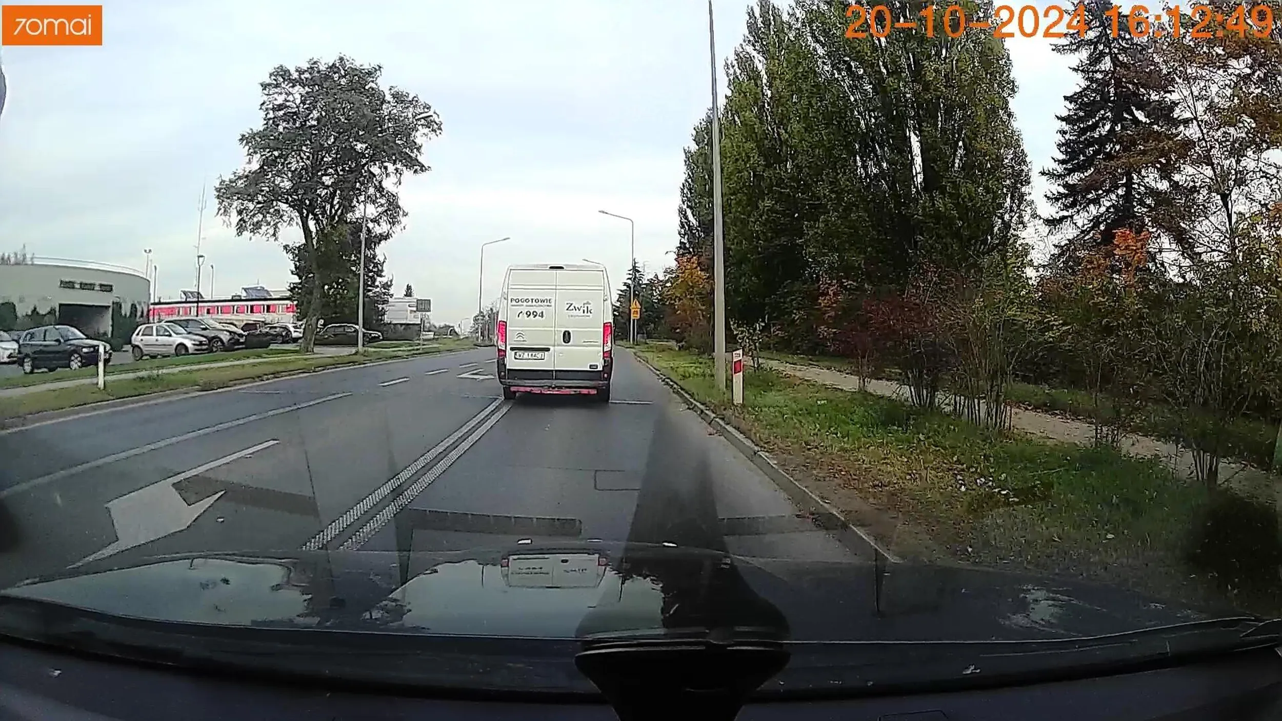 ZWiK Ciechanów - Jeździ jak pod wpływem. Cały czas go znosiło na lewą stronę, najeżdżał na linie ciągłe. Czas reakcji też podejrzany.