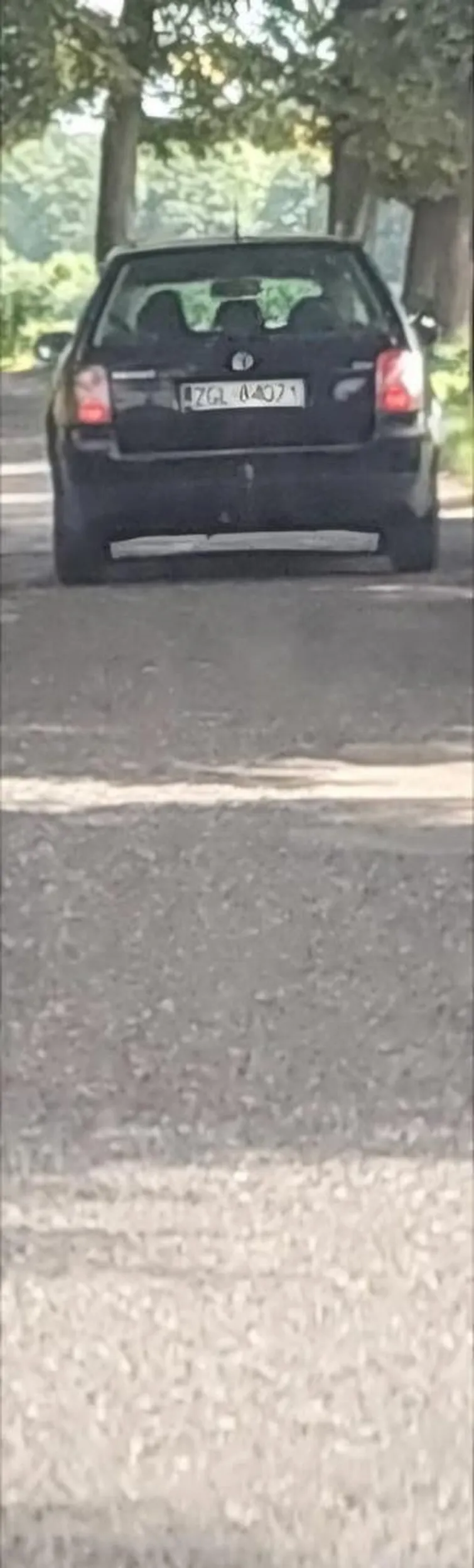 Niedzielny kierowca.Nie obowiązują tego ,,Pana,,zasady ruchu drogowego,cały czas hamuje  beż podstawy,chciałem tego Pana wyprzedzić to zjechał na środek drogi i mimo klaksonu jechał sobie ten Pan swoją ,,karocą,,,zobaczył z naprzeciwka traktorek to  o mały włos w niego nie wjechał,nie używany kierunkowskazów,nie dostosowuje się do znaków,jedzie beż świateł.Uważać na tego kierowcę