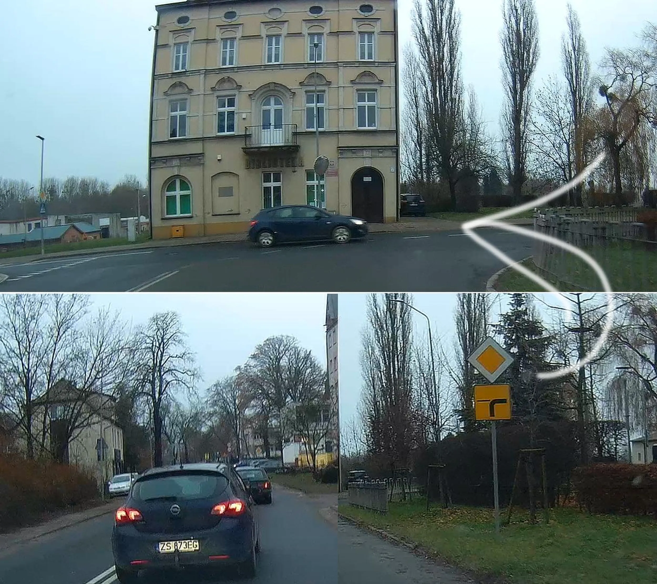 Misiaczku. Najpierw wymuszasz z impetem pierwszeństwo w Policach, a potem bujasz się od lewej do prawej krawędzi pasa. Pijany? Czy tylko liczysz, że na podwójnej wyprzedzisz?