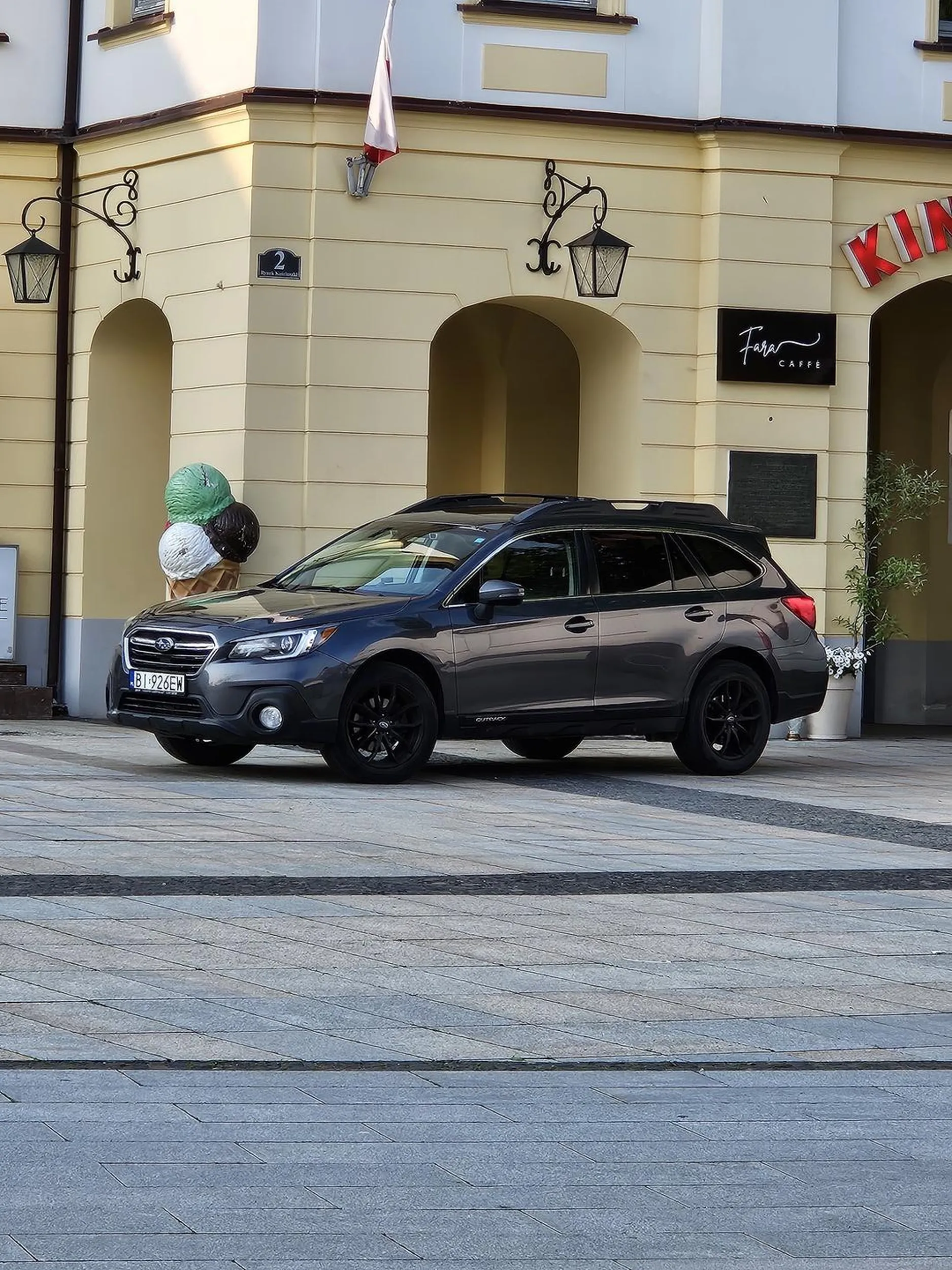 jezdzi nieostrożne po rynku Kościuszki