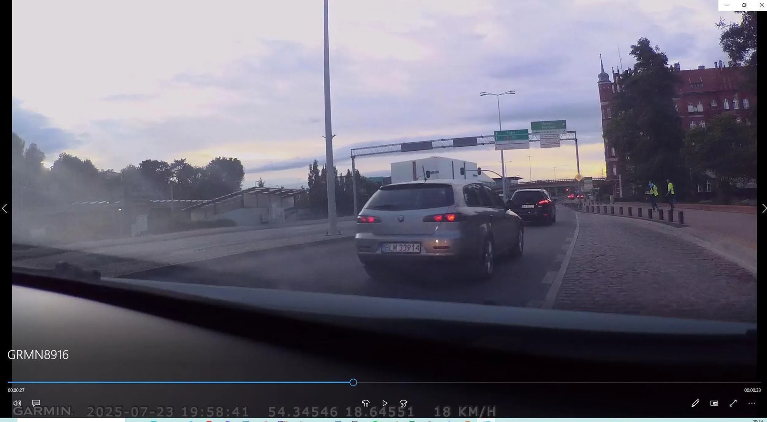 Groźba karalna: zajechał specjalnie drogę