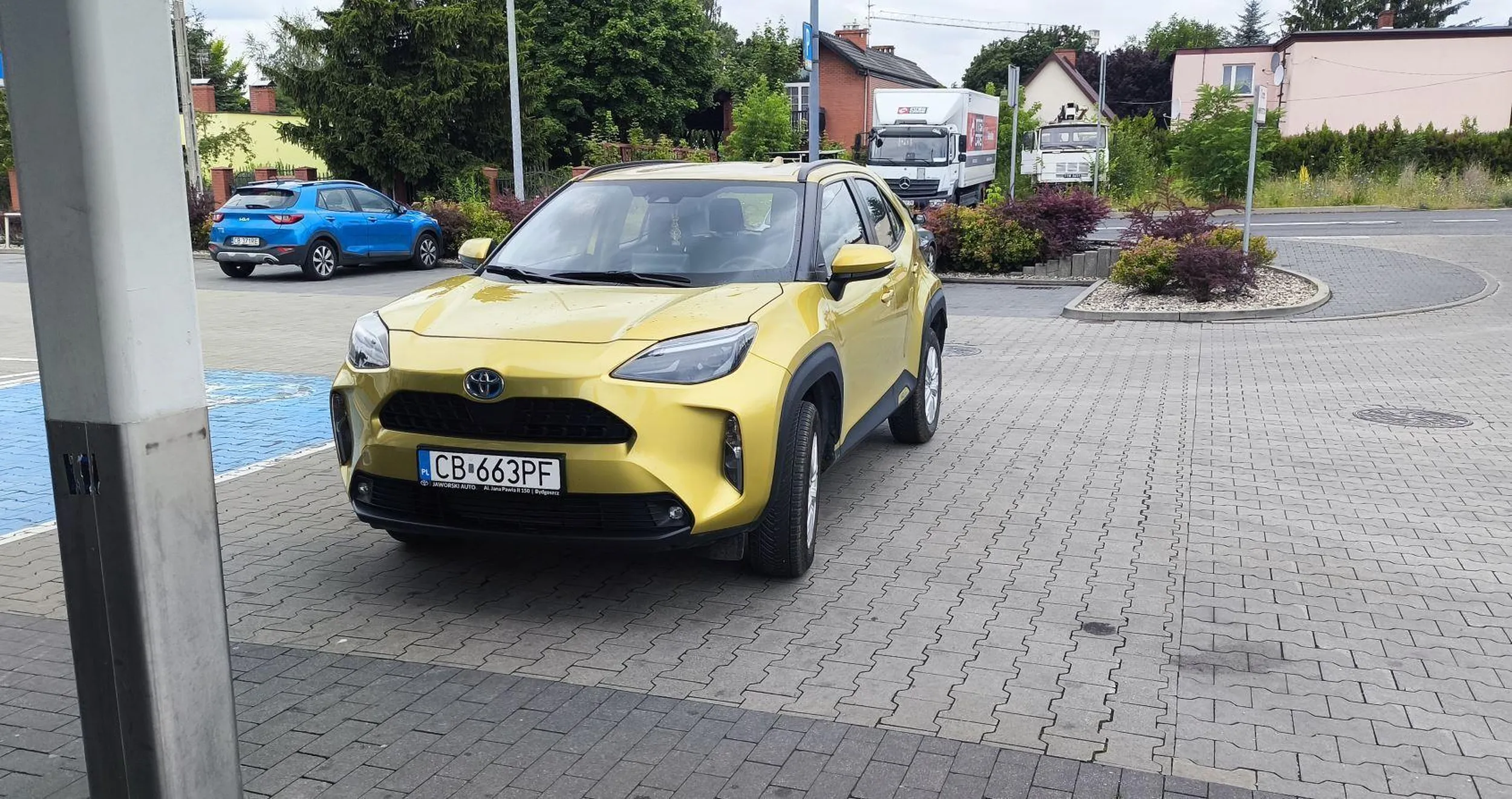 jak do lidla to tylko pod same drzwi! :)