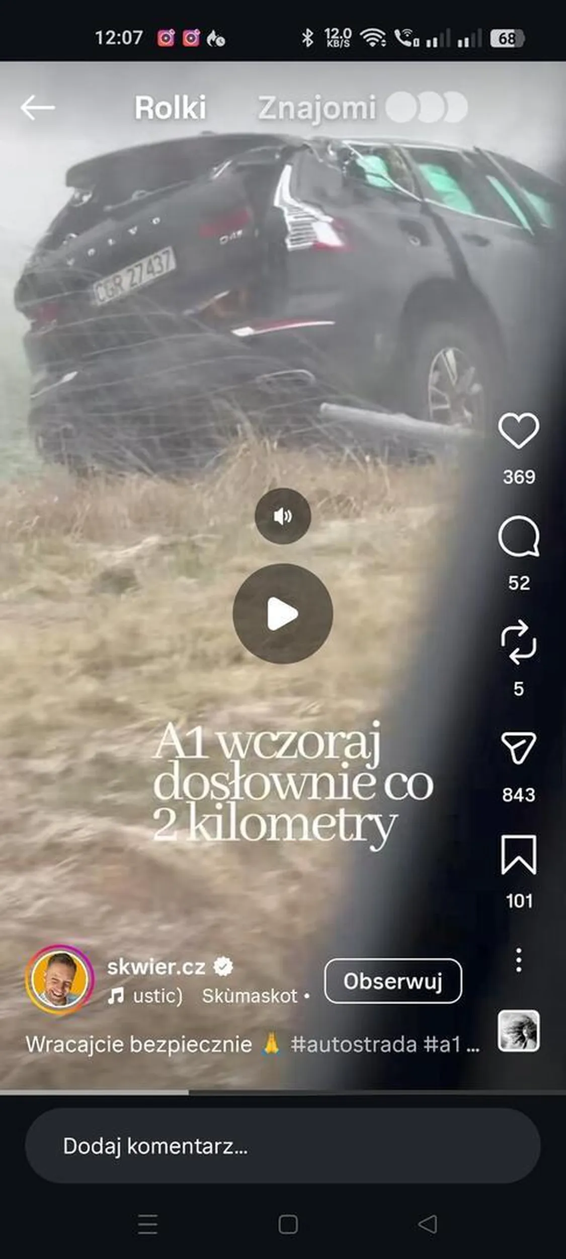 Tak się jeździ po A1
