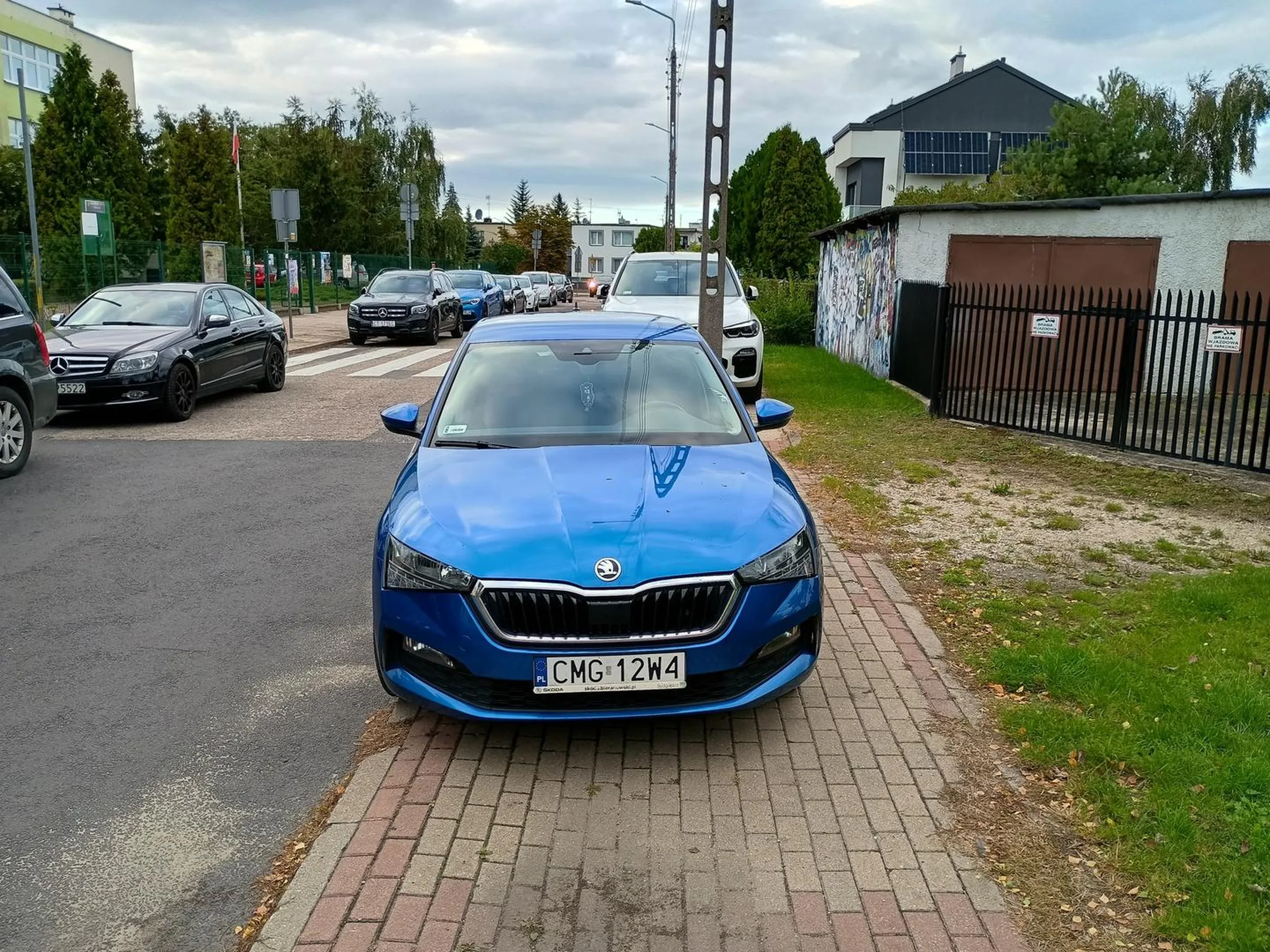 Zastawianie chodnika