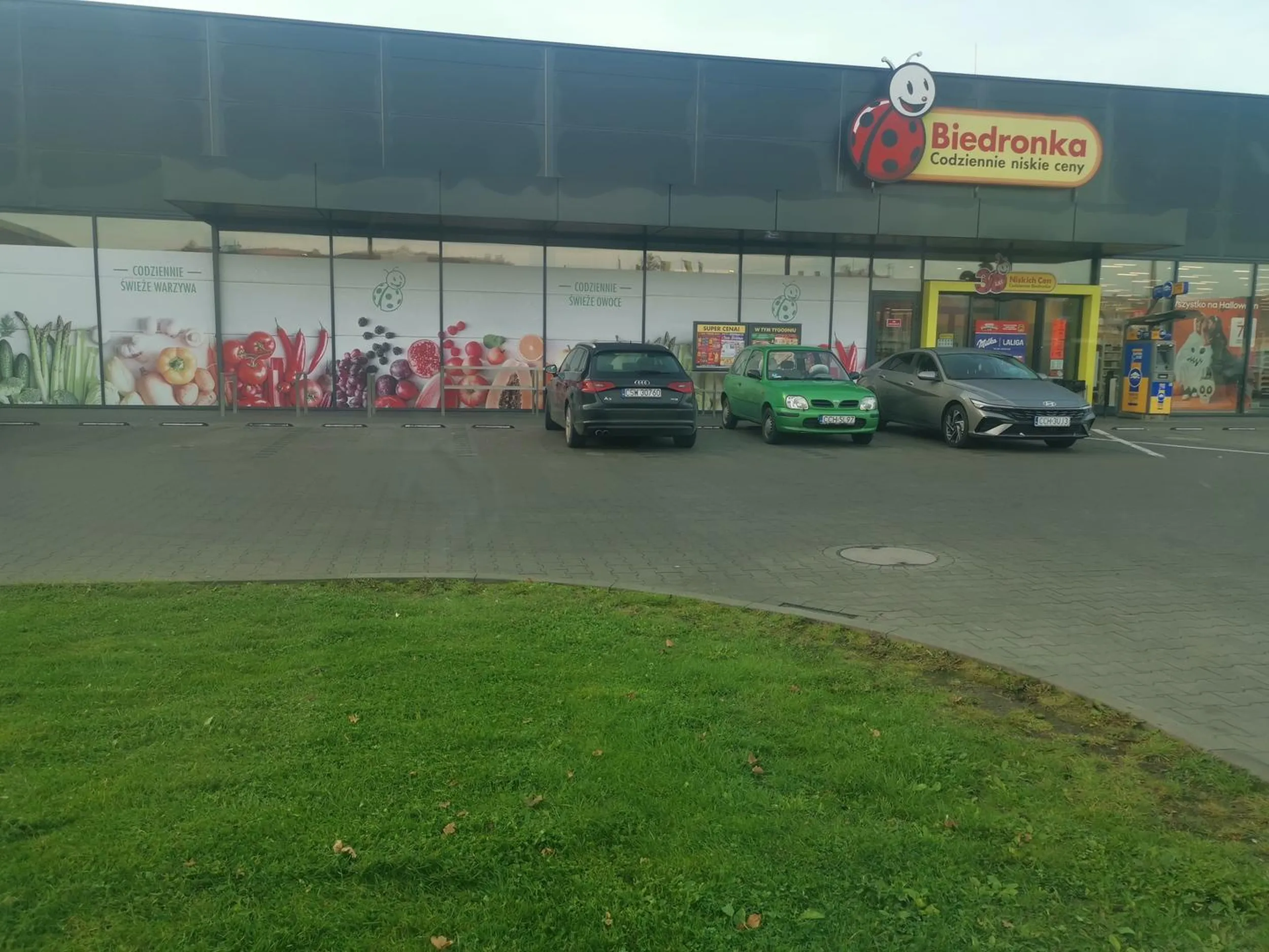 Kolejny cswel co poprawnie zaparkować nie umie.