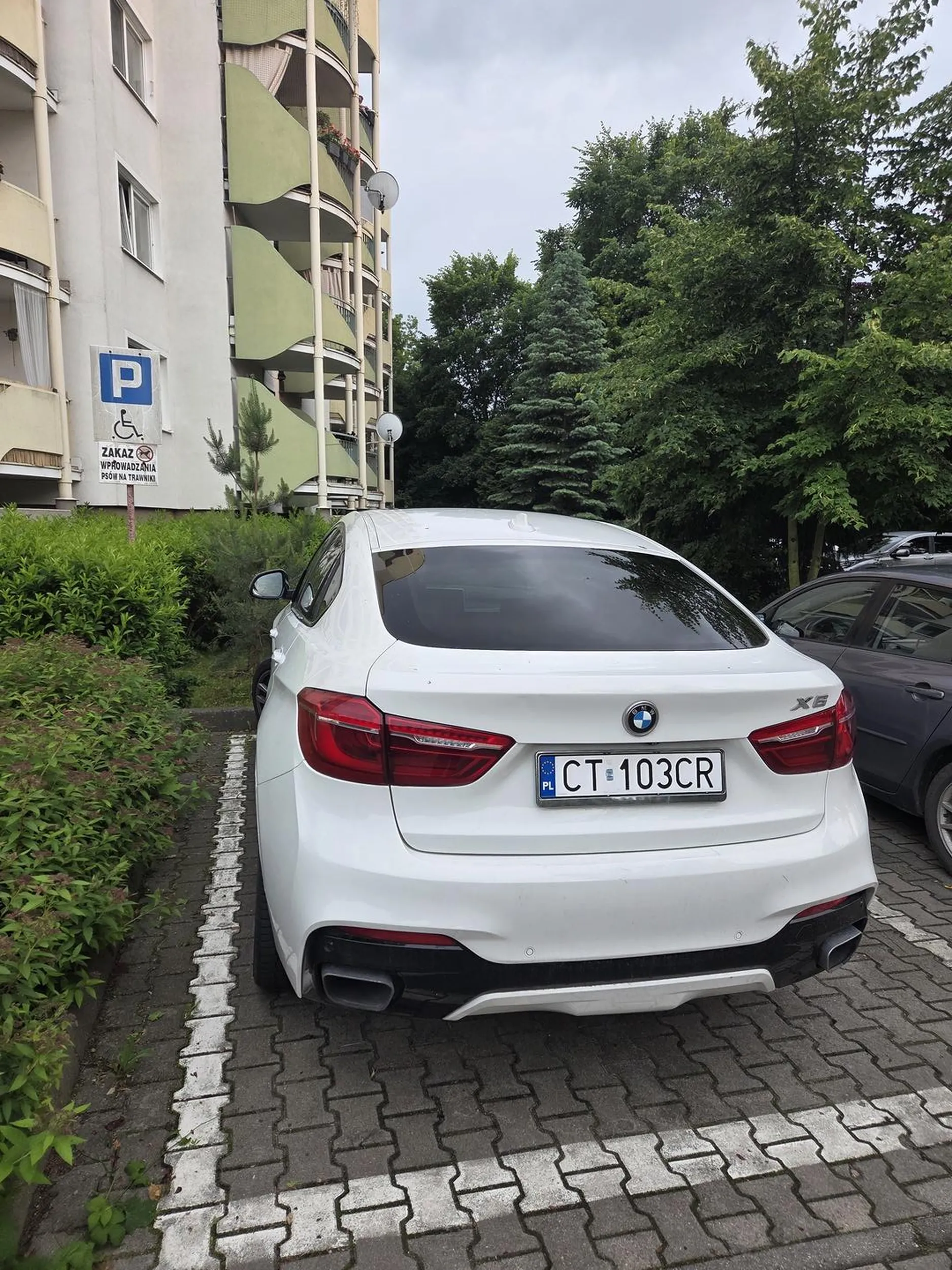 Nie dość ze buc kupił sobie wielkie auto to nie umie nim jeździć. Mały człowieku bez kultury i umysłu, nie umiesz również parkować.