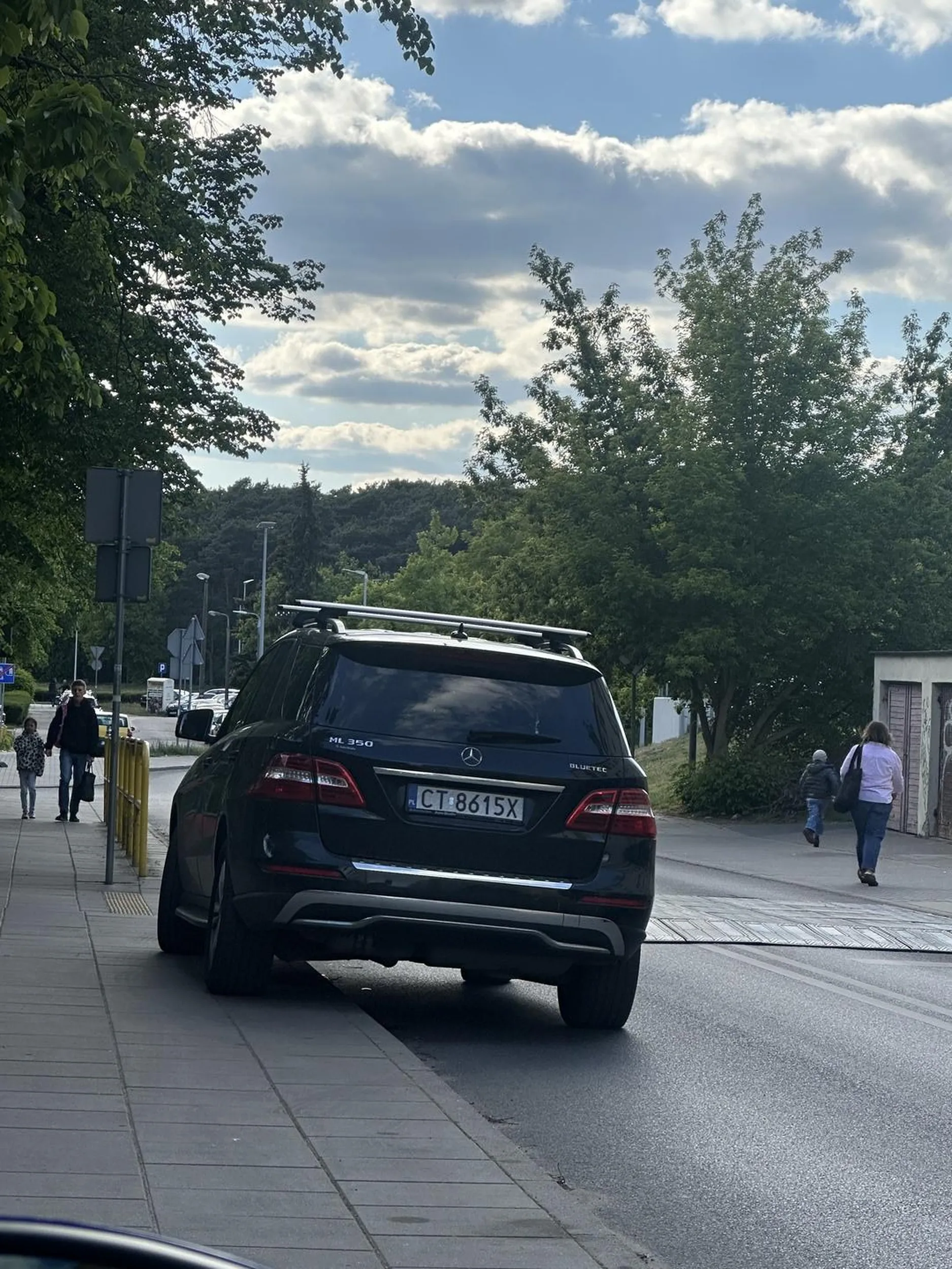 Pani mistrzyni głupiego parkowania. Brawo