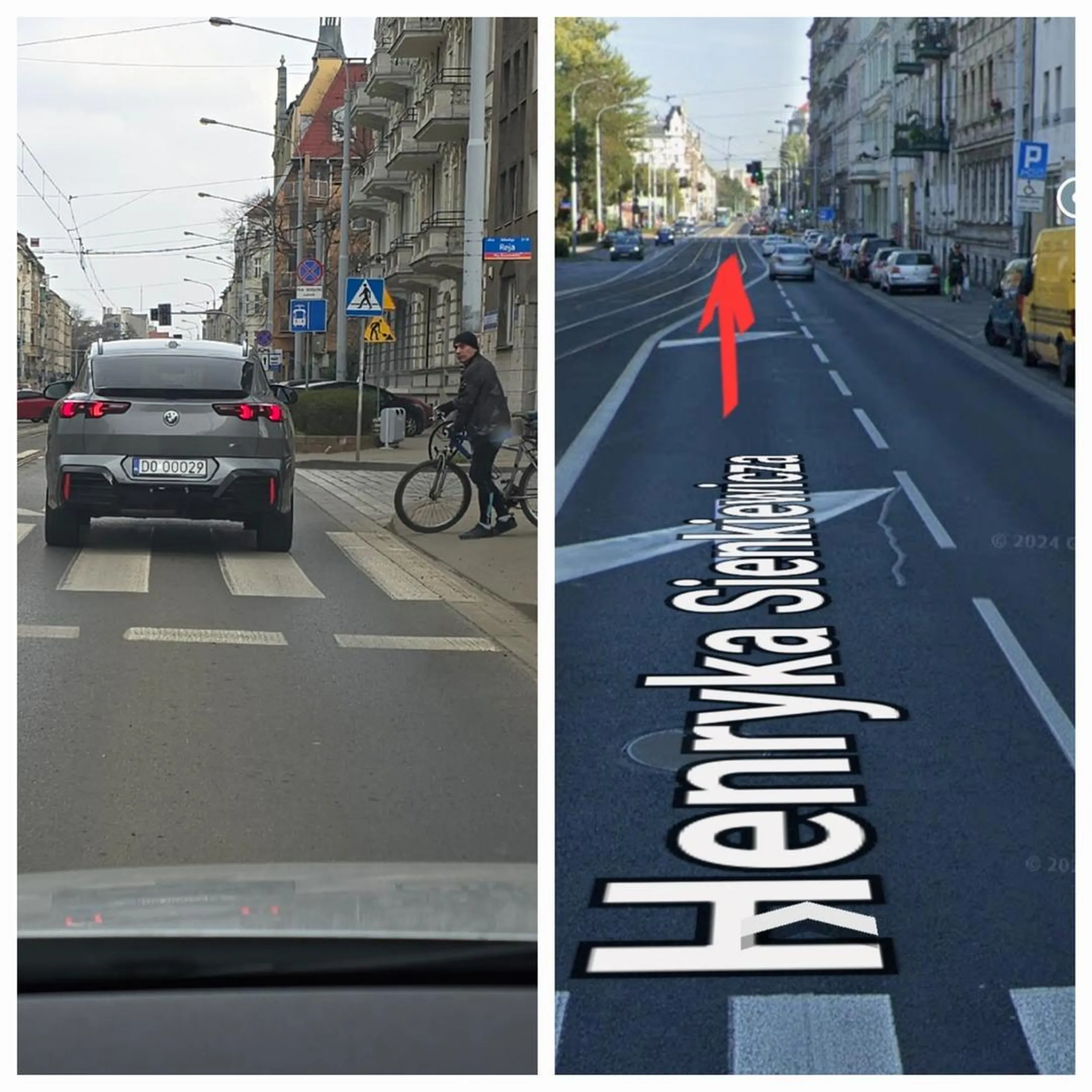 Uwaga jeździ jak pirat drogowy! Bawi się w wyścigi po mieście. Wyprzedza na wiedeńskich przystankach, na podwójnej ciągłej. A później uniemożliwia wejscie na przejscie pieszemu prowadzącemu rower.