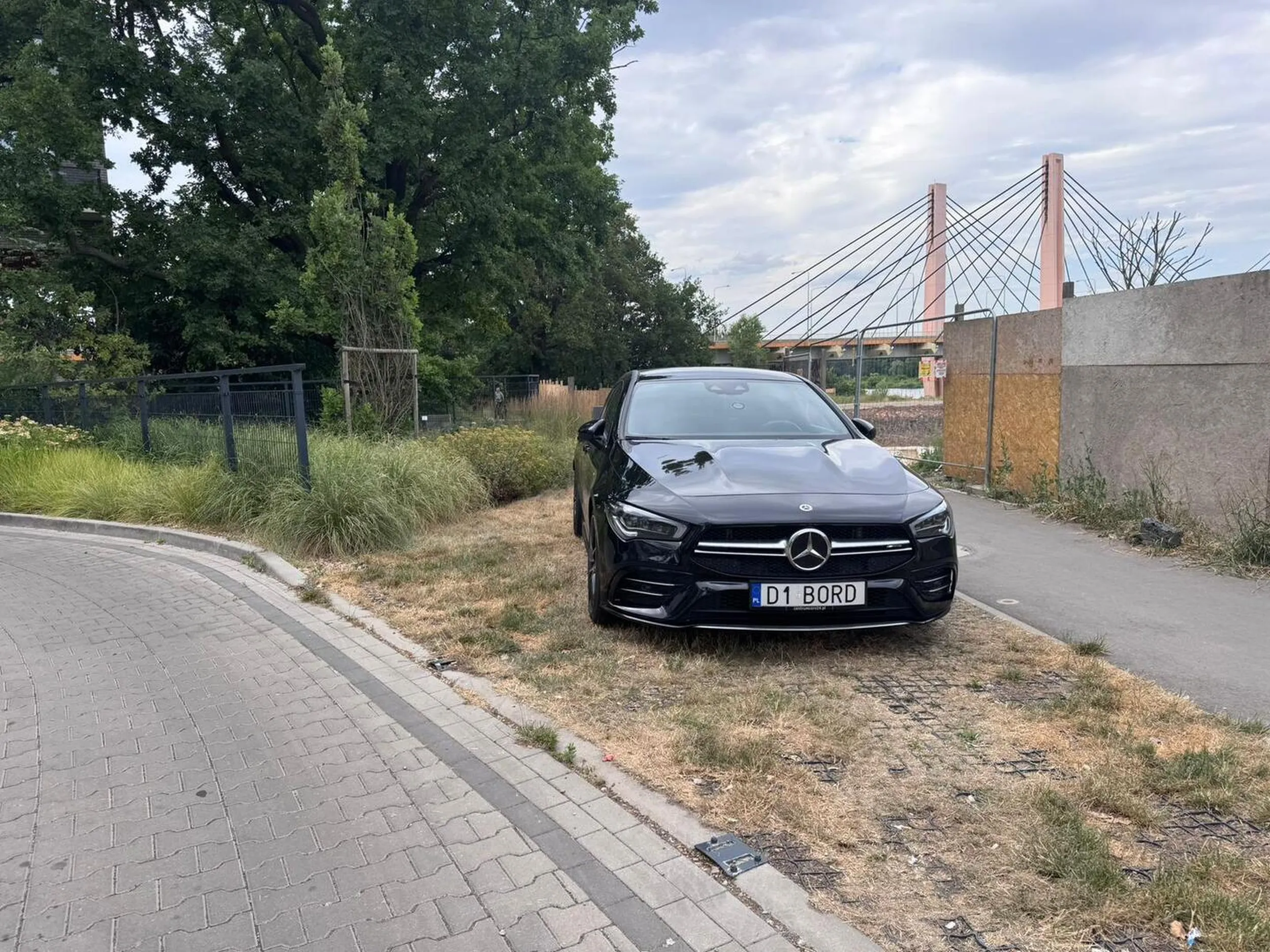 Parkowanie na terenie zielonym. Niestety na takich chyba nie ma sposobu prócz słupków, bo wysokość mandatu zostanie wyśmiana.