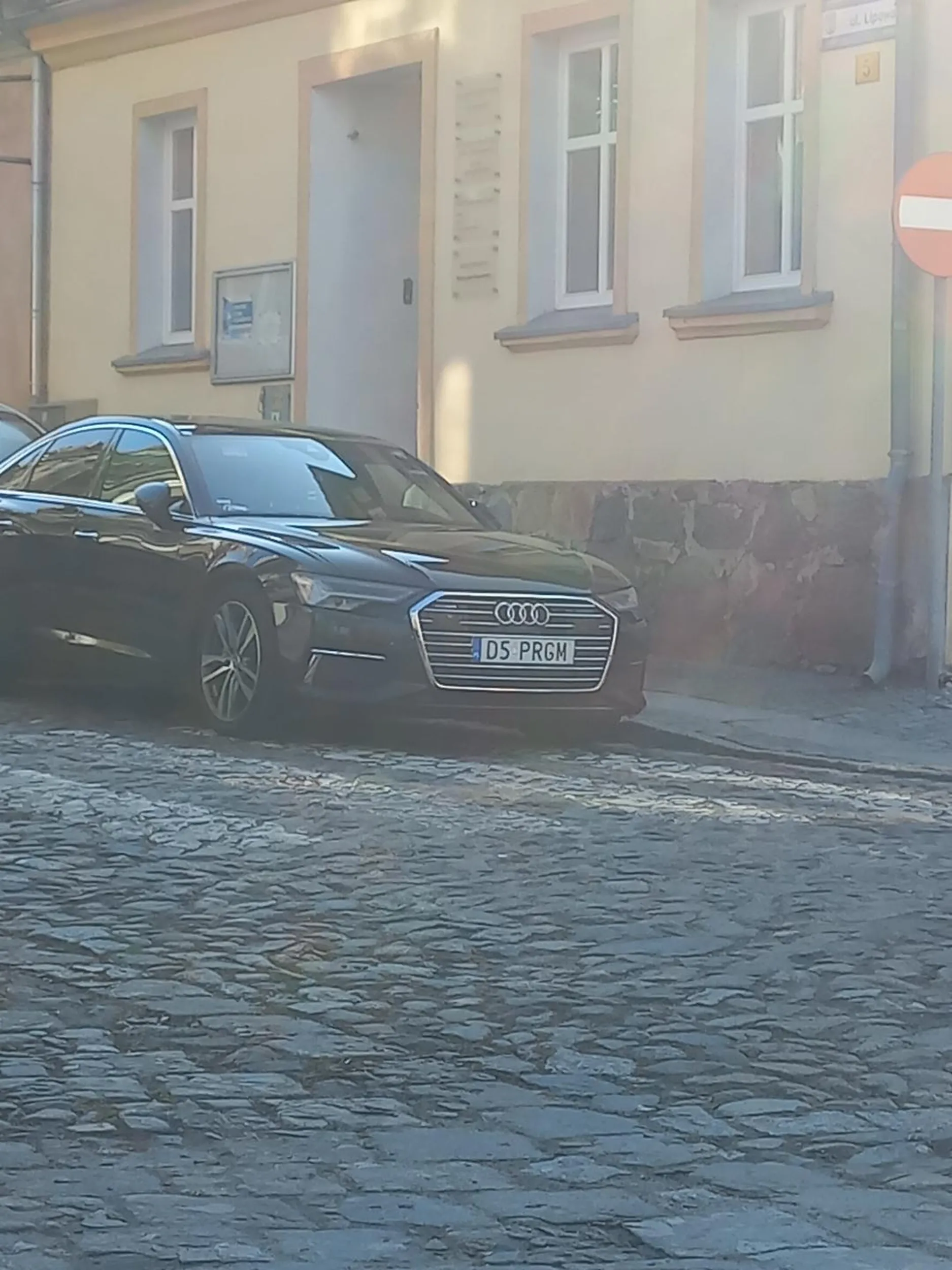 Państwu się bardzo śpieszyło i postanowili zaparkować na przejściu