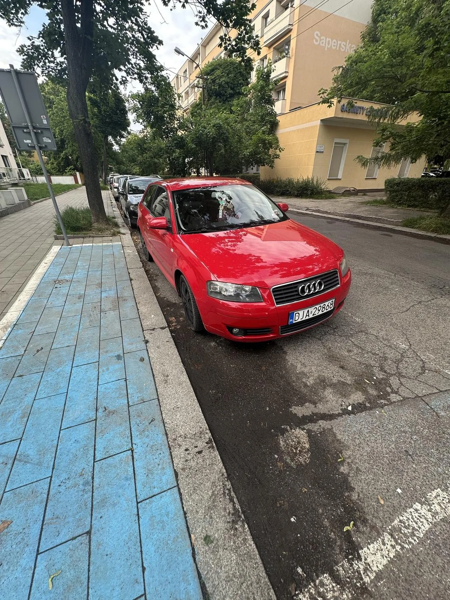 zajmuje miejsce inwalida