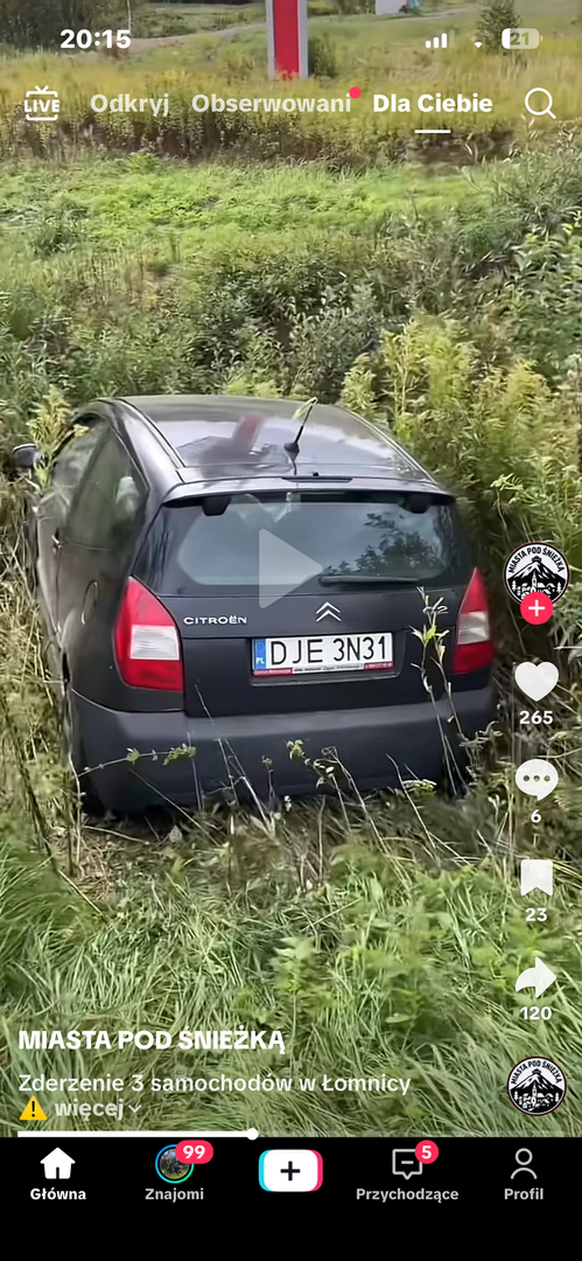 Tu nie wolno parkować pozdrawiam