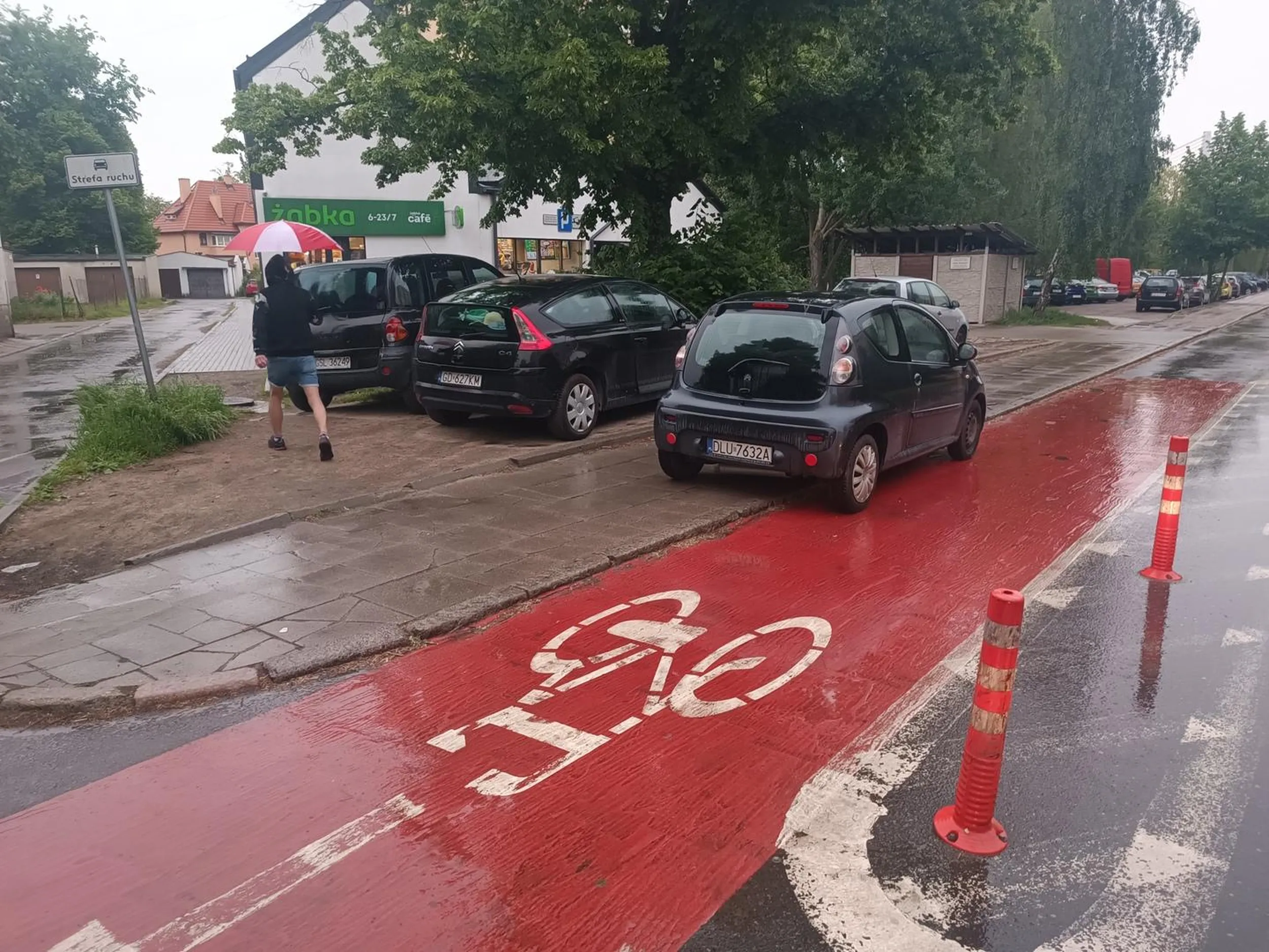 Zastawie pas rowerowy zeby miec blizej do sklepu