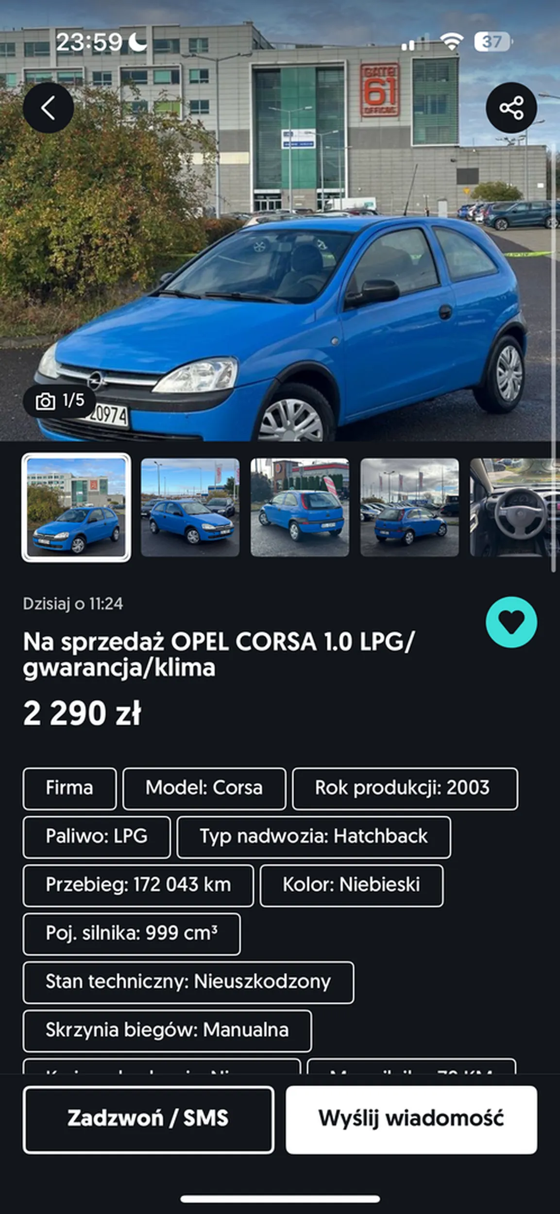 Stoi z przebiegiem 172k za po nad 2k a jeszcze miesiąc temu u jakiegoś ukrainca za 1000 z przebiegiem 220k przestrzegam przed komisem na krakowskiej 61
