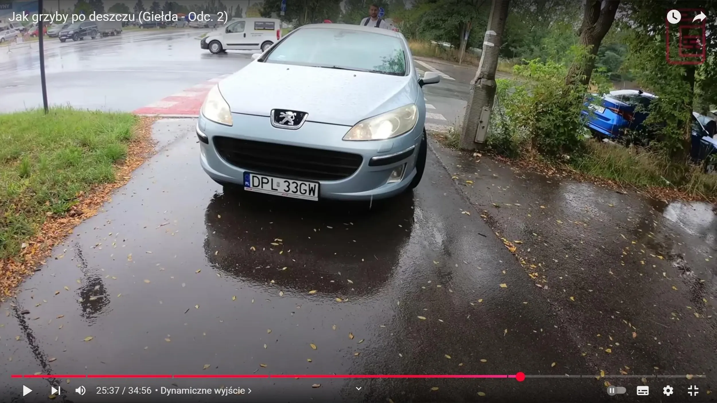 Potrącił pieszego na przejściu dla pieszych !