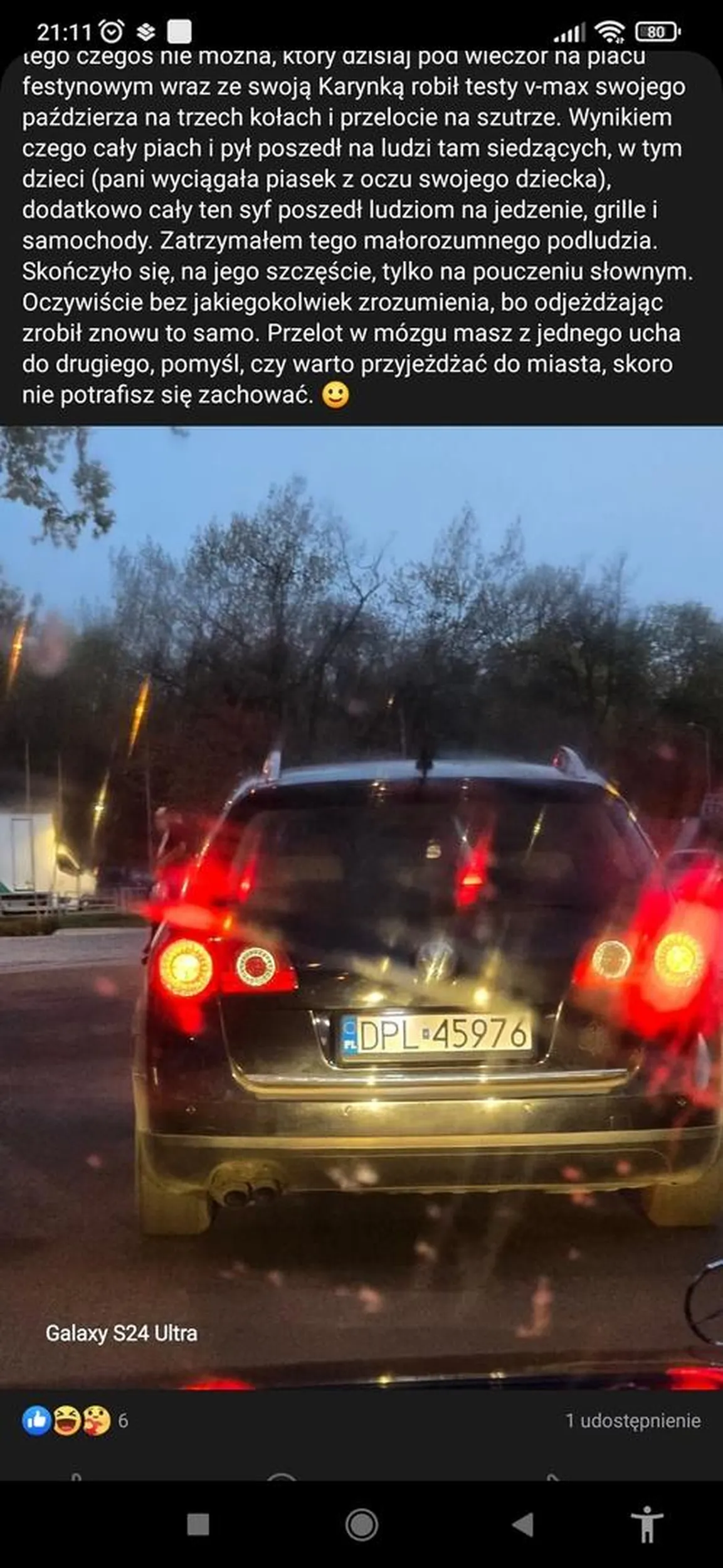 Imbecyl popisuje robi  przed swoją Grażynka swoim gruzem i złomem