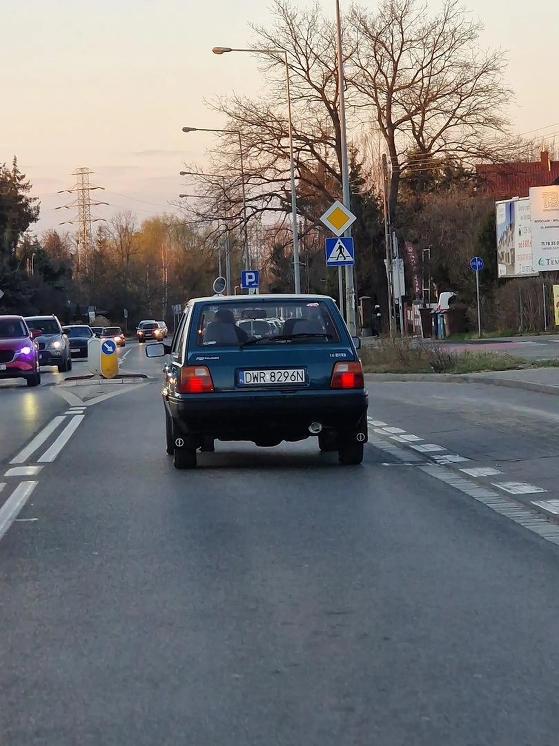 Bardzo kulturalny kierowca.