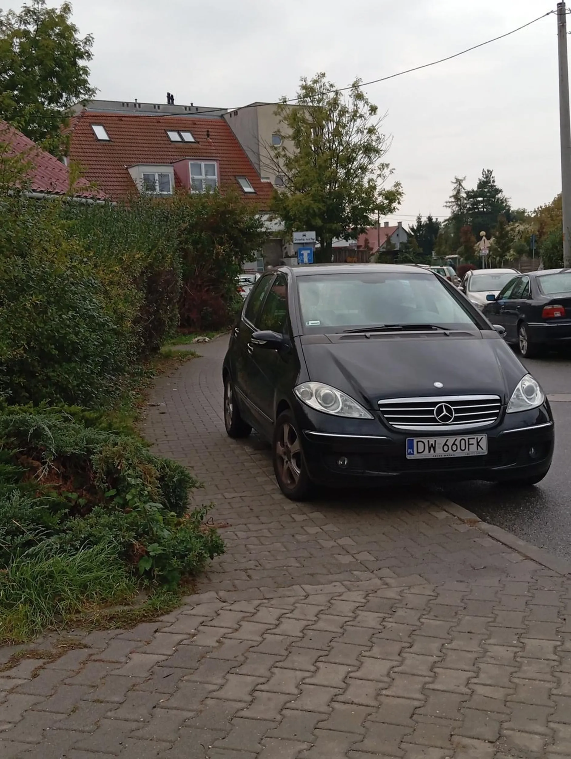 Egoista, który nie potrafi parkować zgodnie z prawem (pozostawienie 1,5m chodnika), a niepełnosprawni i matki z dziećmi w wózku mają ryzykować życie lub zdrowie jadąc ulicą... Powinny być wyższe kary za taką ignorancję.