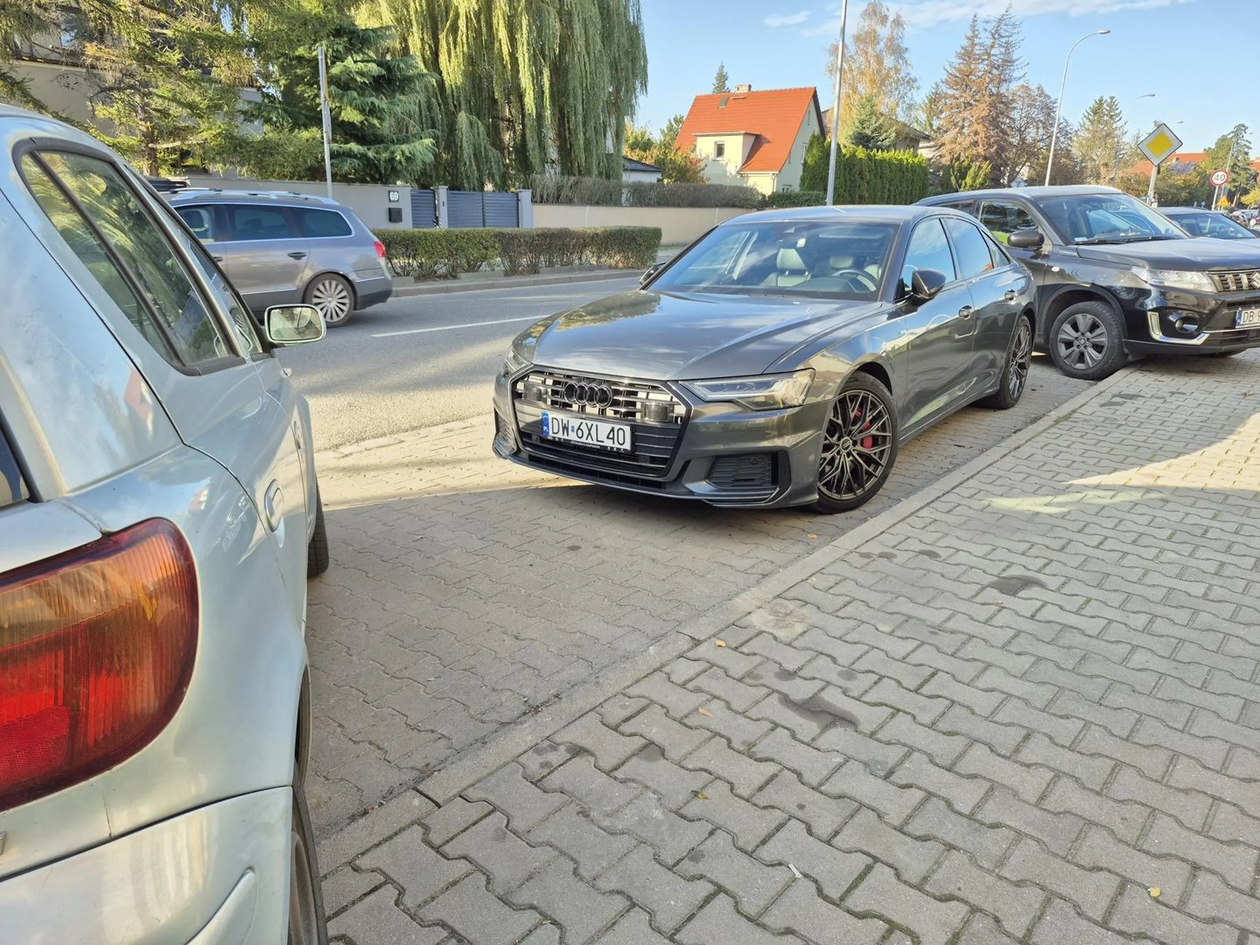 Jak widać,nie trzeba mieć mózgu, żeby mieć audi