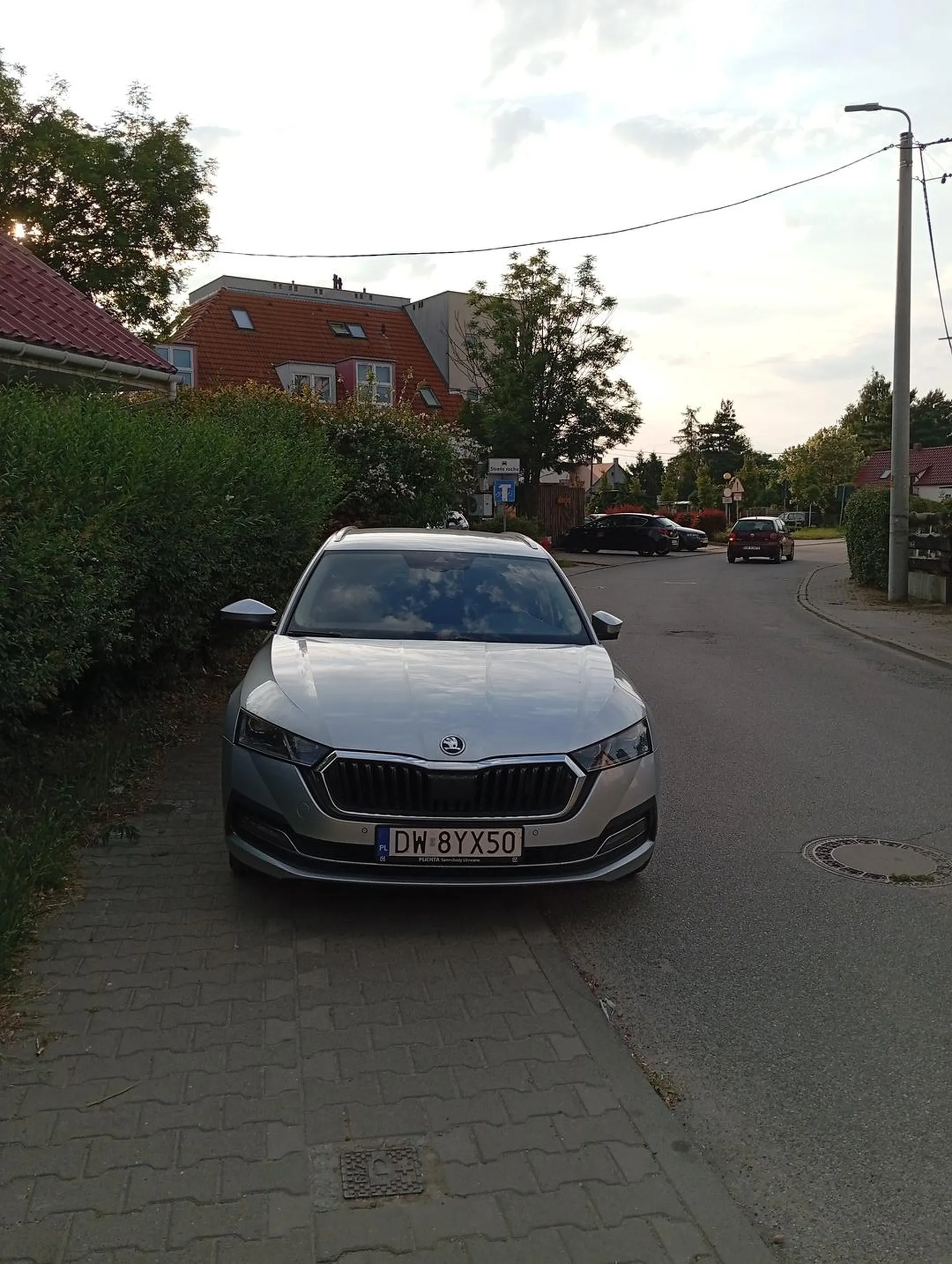 Egoistą zostawiający chodnik i to jeszcze na zakręcie. Nie ma jak przejechać z wózkiem. Następnym razem będzie zgłoszone do straży miejskiej.