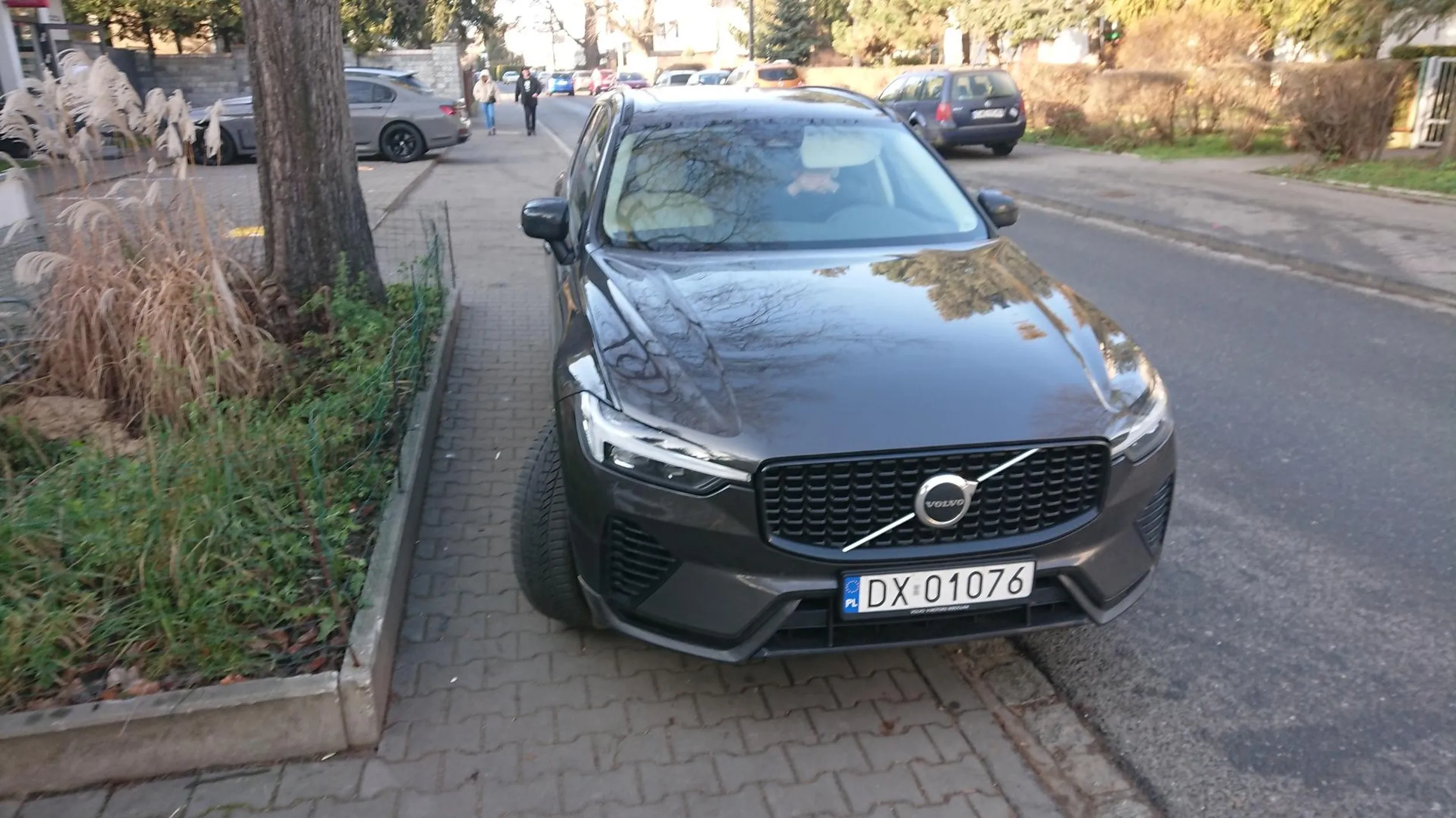 Jeszcze więcej miejsca zostaw pieszym, durna babo... I dzięki za zasłonienie twarzy rękami, nie musiałem jej rozmazywać!