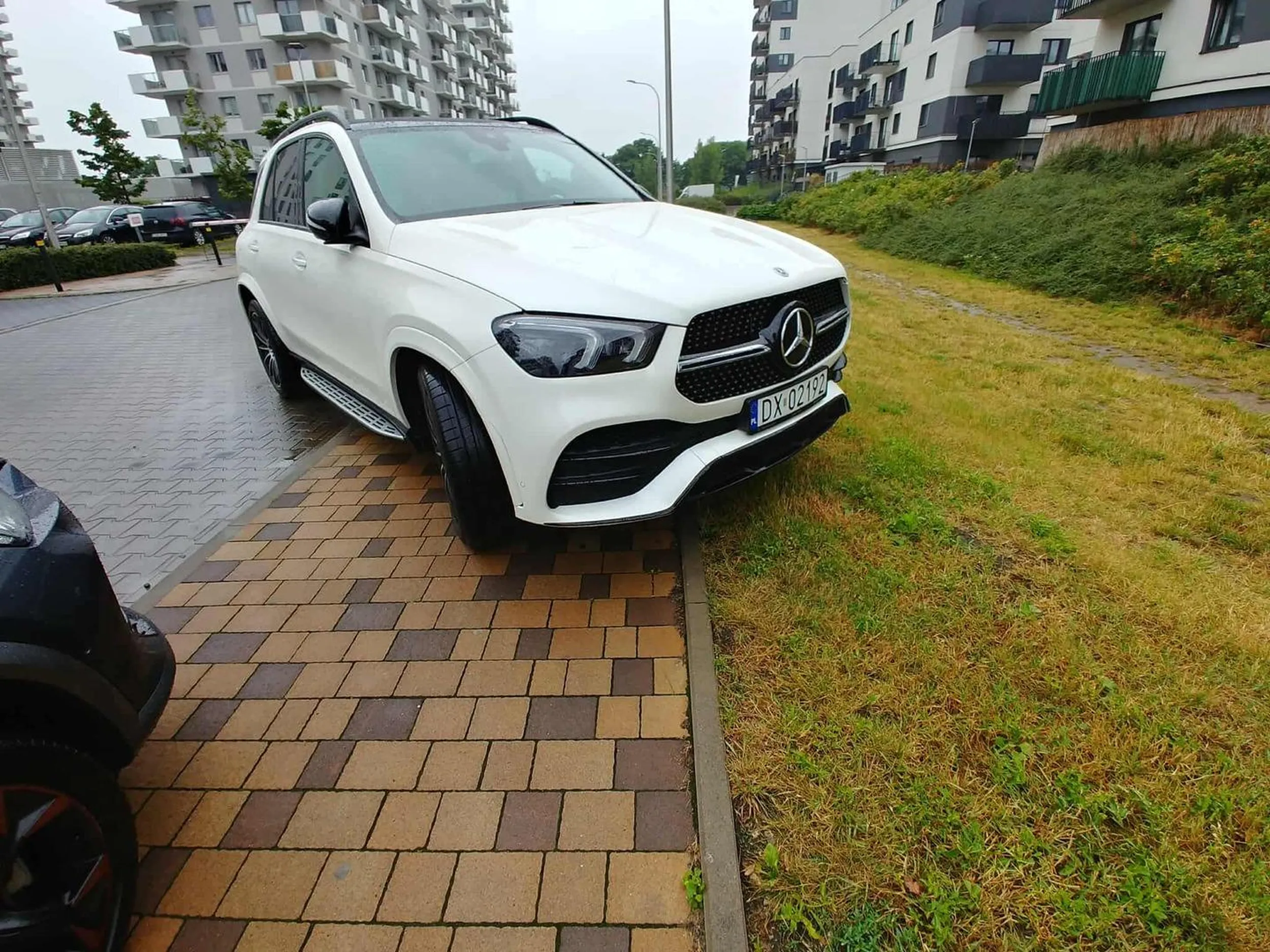 Prawo jazdy wygrane w chipsach, parkowanie na chodniku w miejscu nie wyznaczonym, strefa zamieszkania.