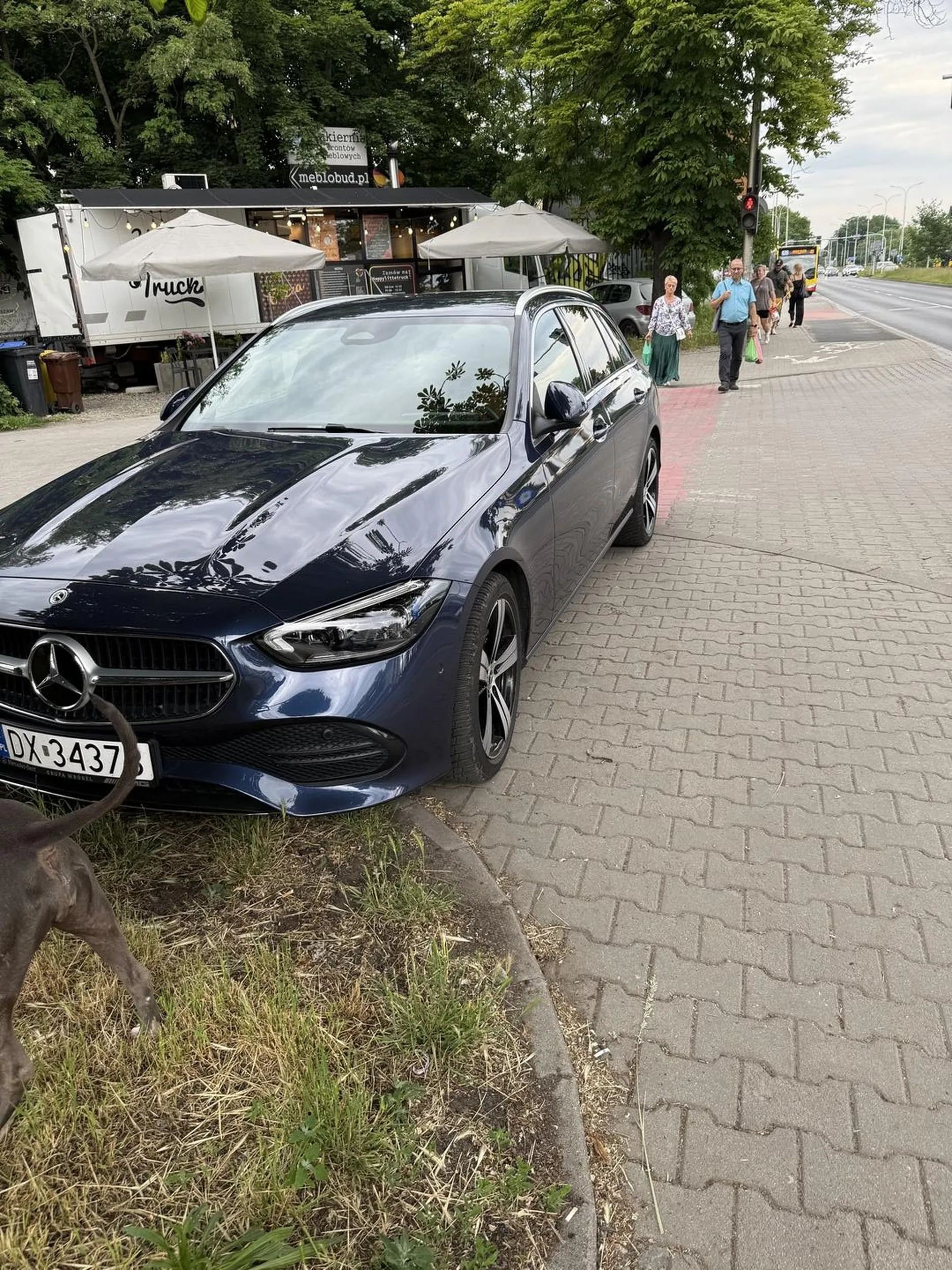 Parkowanie na chodniku, na drodze rowerowej, na przejściu dla pieszych