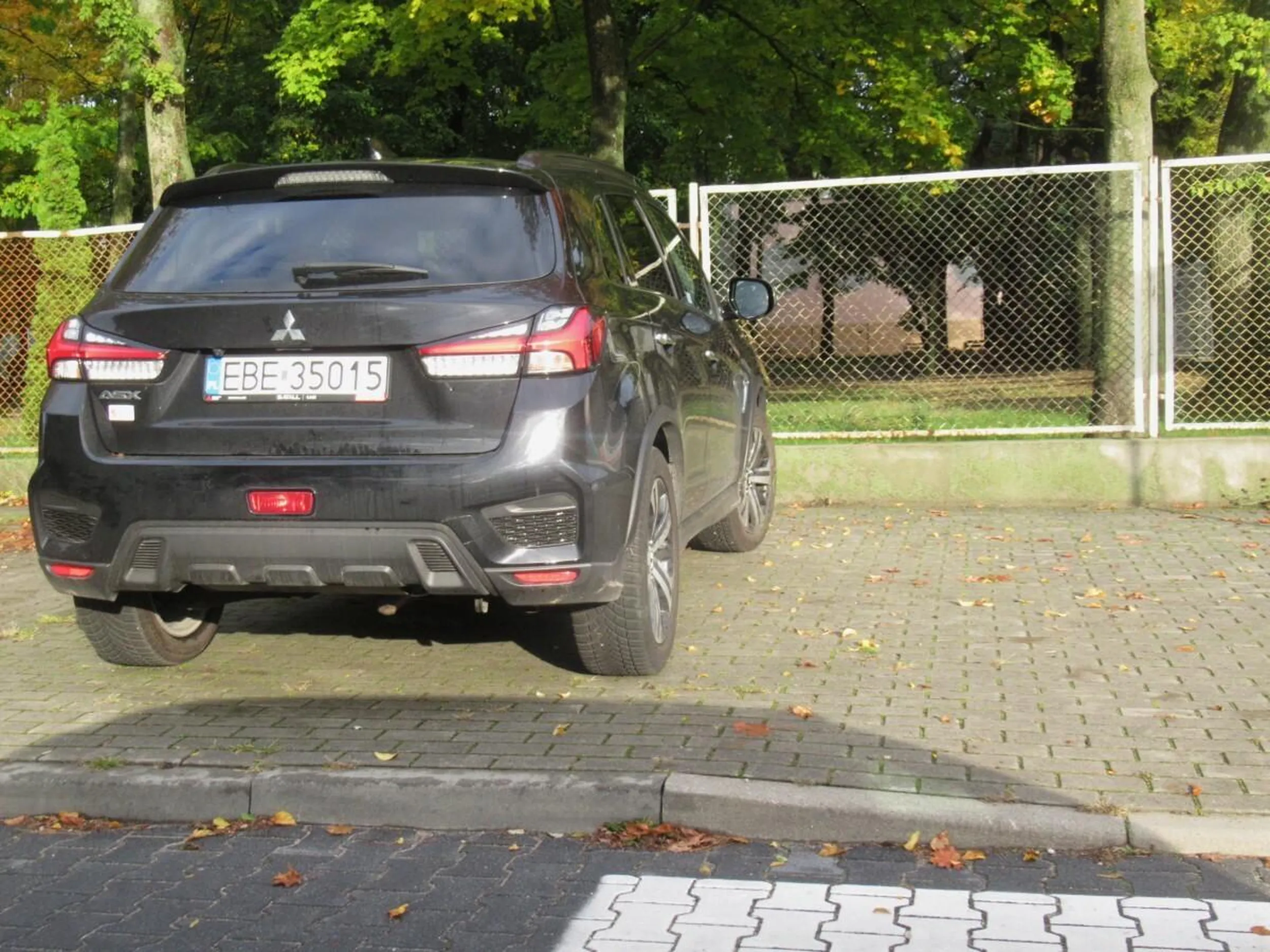 Bełchatowska patologia -parkowanie w obrębie przejścia dla pieszych.